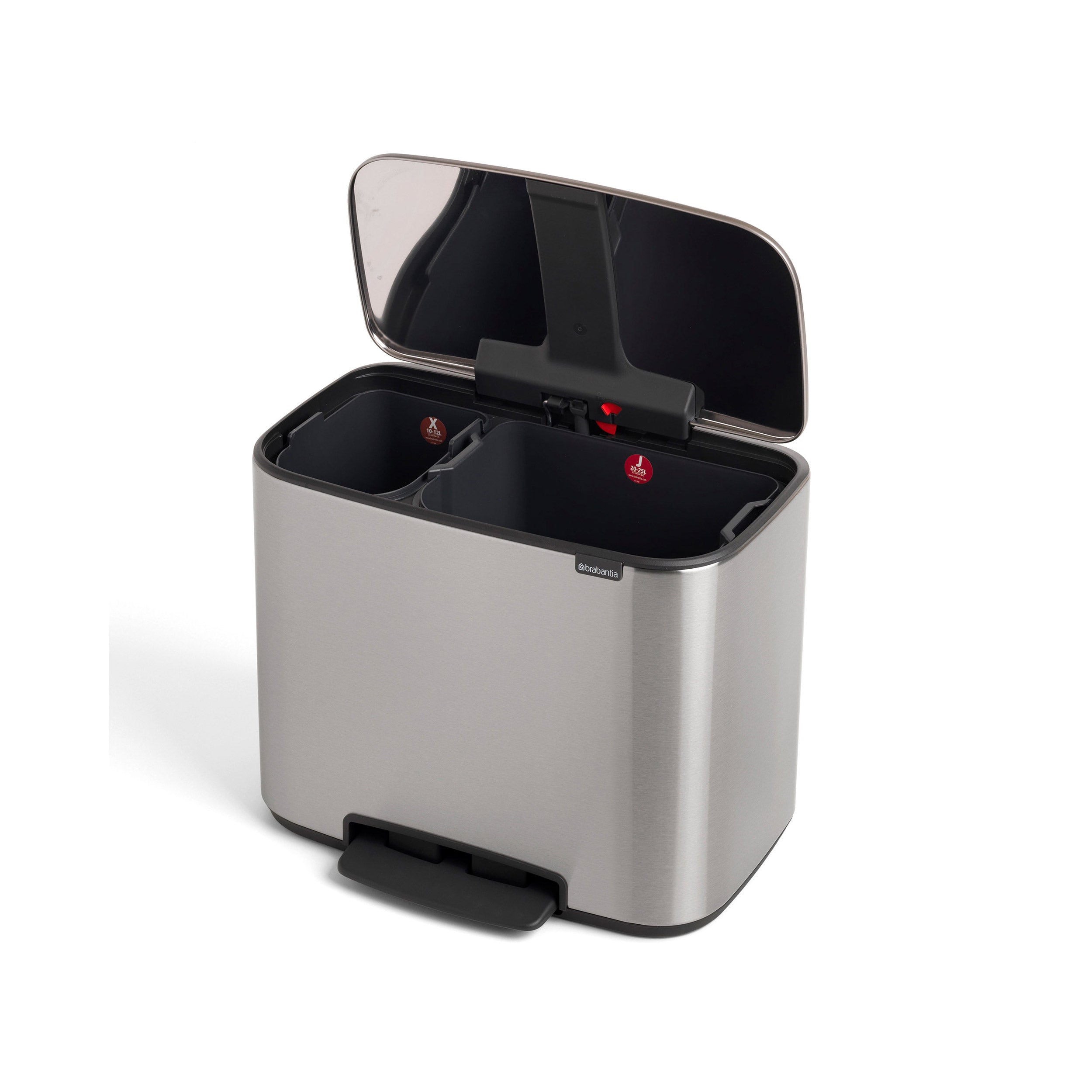 Brabantia BO Pedal Bin 11/23L Matt Steel FPP