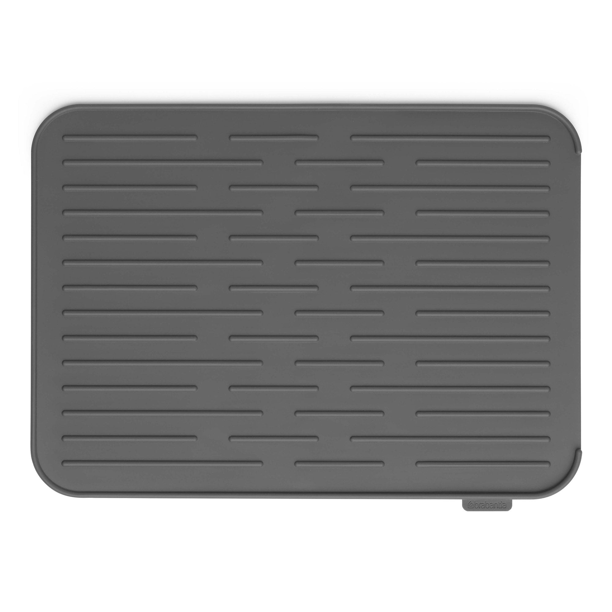 Brabantia Silicone Dish Drying Rack - Dark Grey