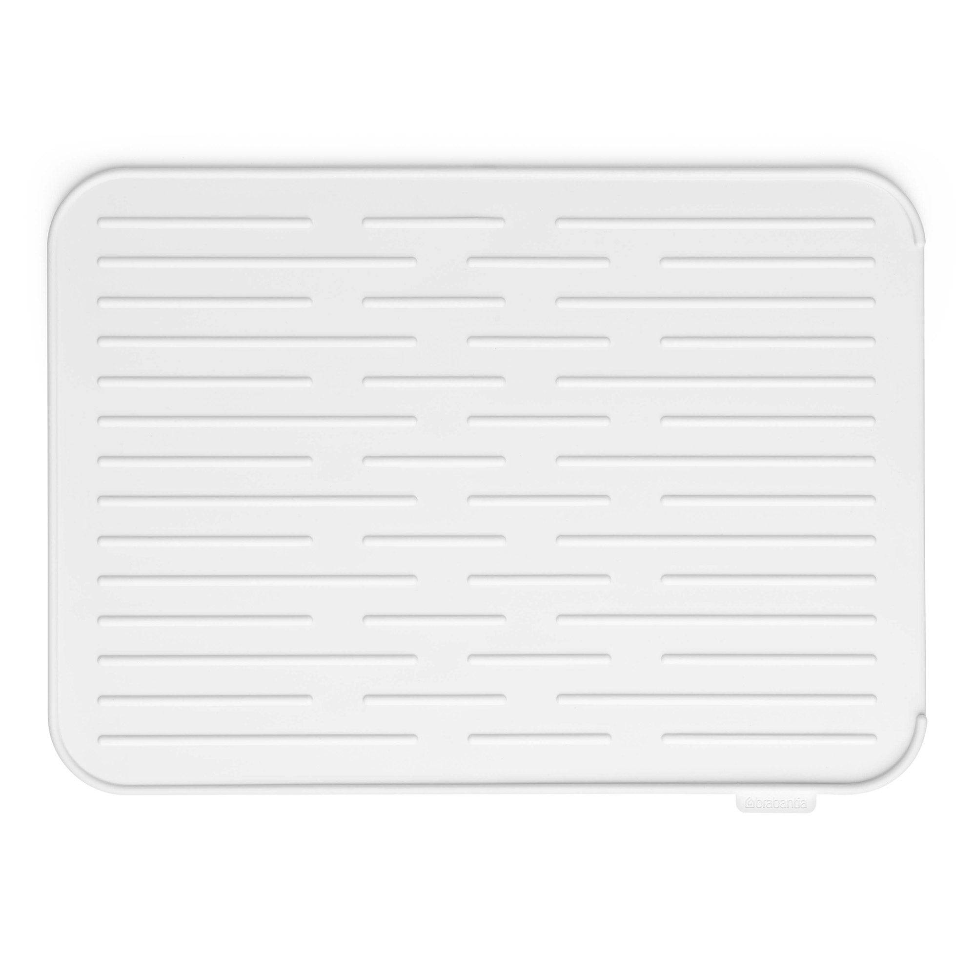 Brabantia Silicone Dish Drying Rack - Light Grey