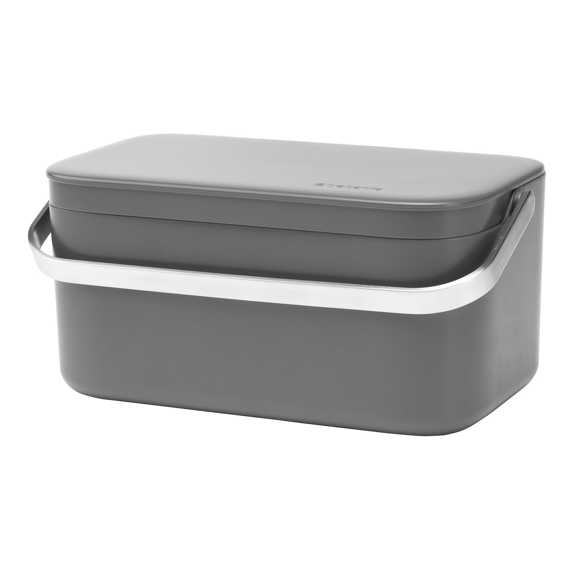 Brabantia Food Waste Caddy - Dark Grey