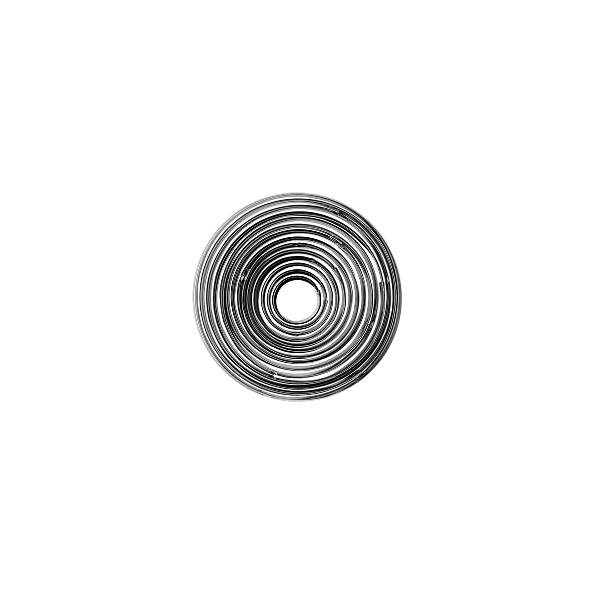 Chef Inox Cutter Set Plain Round Tin 14pc 35-115mm