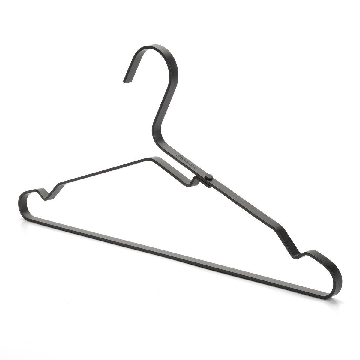 Brabantia Aluminium Clothes Hanger Set of 4 - Black