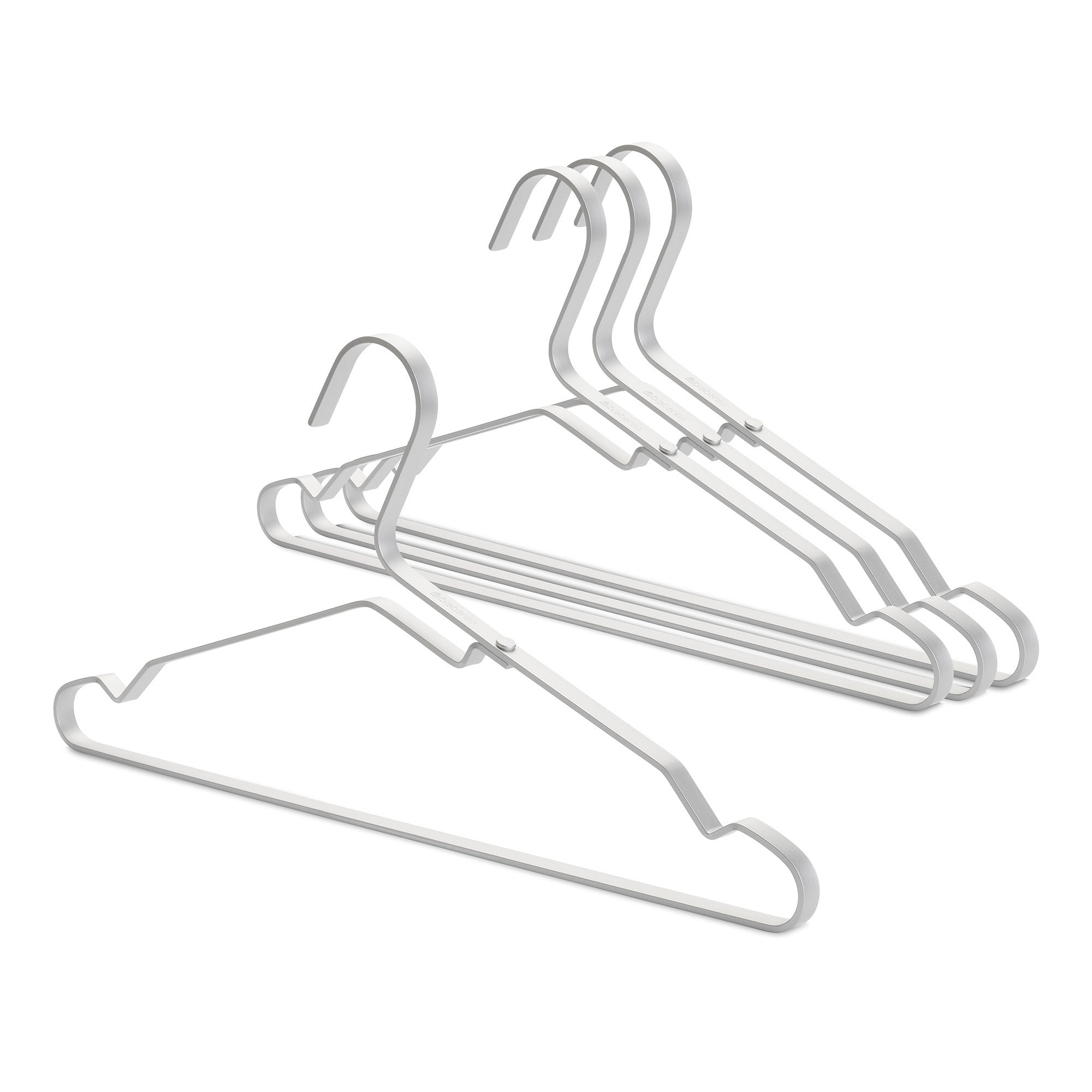 Brabantia Aluminium Clothes Hanger Set of 4 - Silver