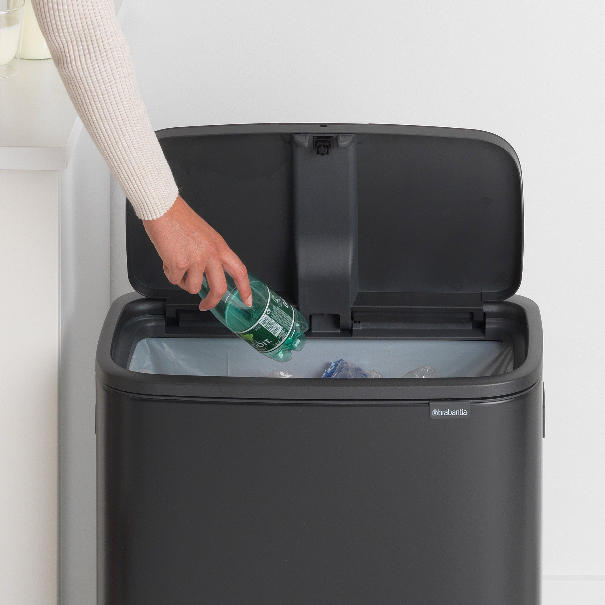 Brabantia BO Touch Bin 60L Matt Black
