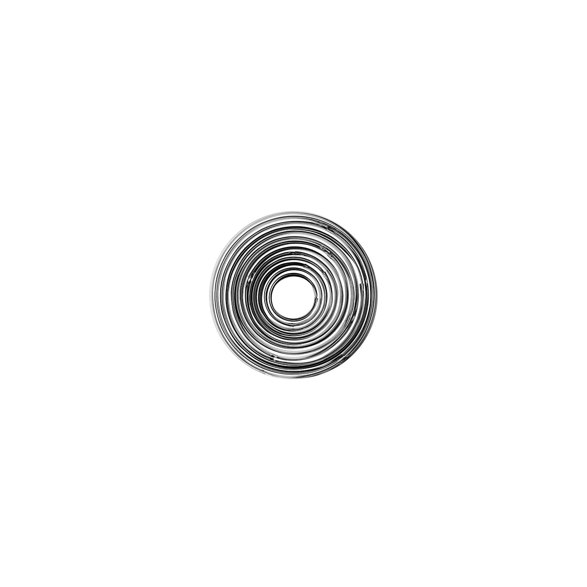 Chef Inox Cutter Set Plain Round Stainless Steel 11pc 25-95mm