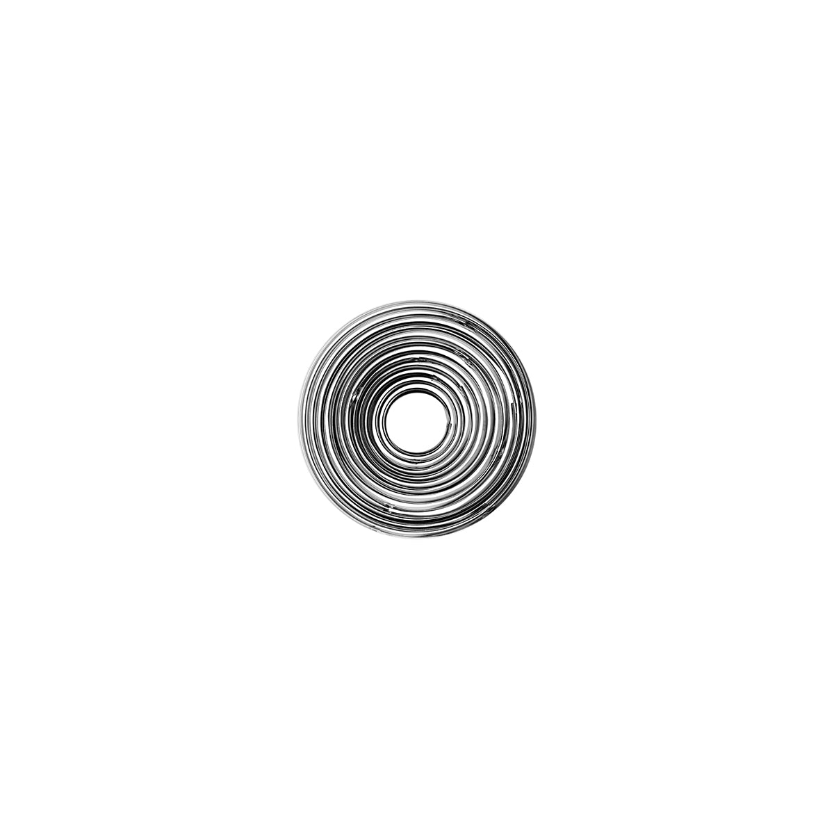Chef Inox Cutter Set Plain Round Stainless Steel 11pc 25-95mm