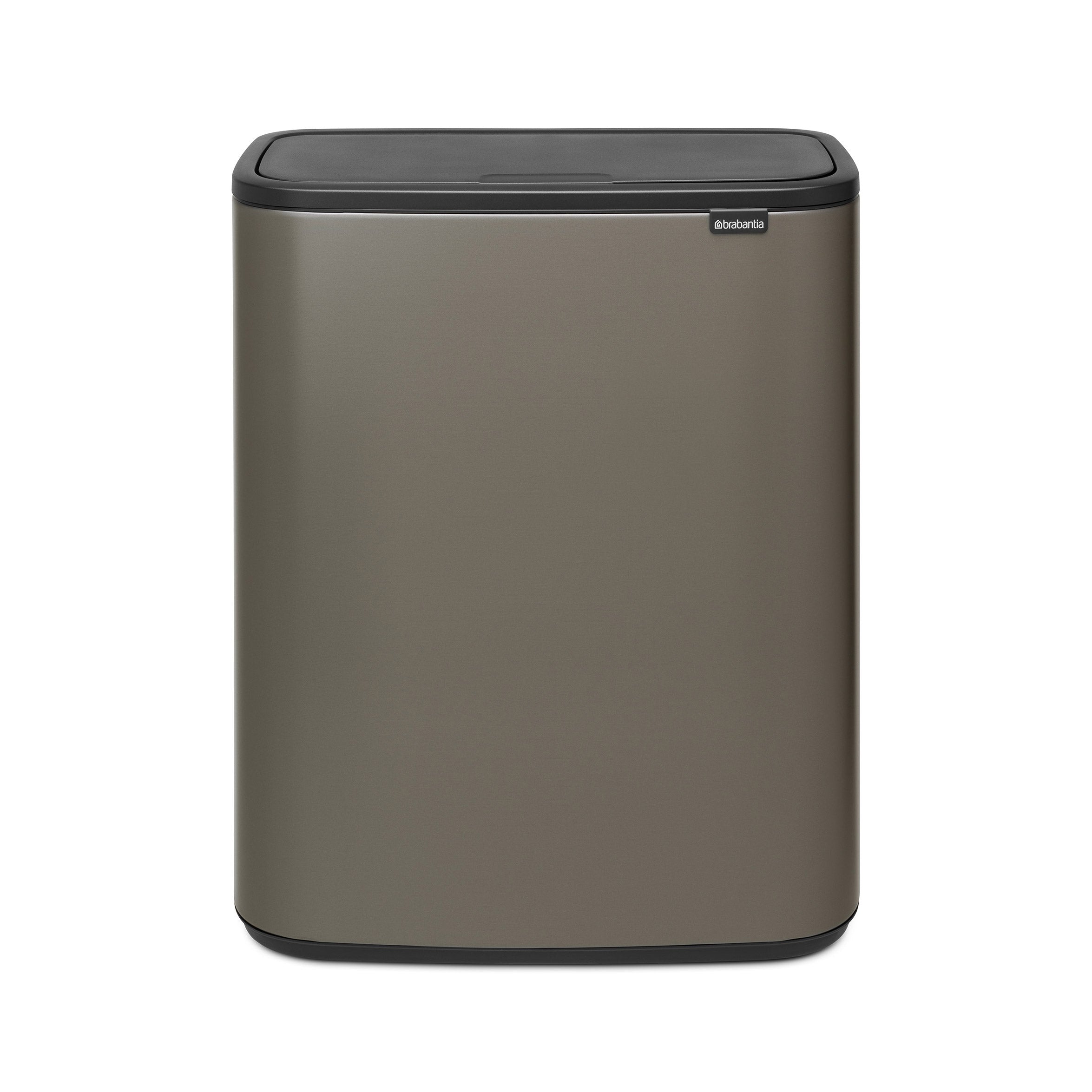 Brabantia BO Touch Bin 2 x 30L Platinum