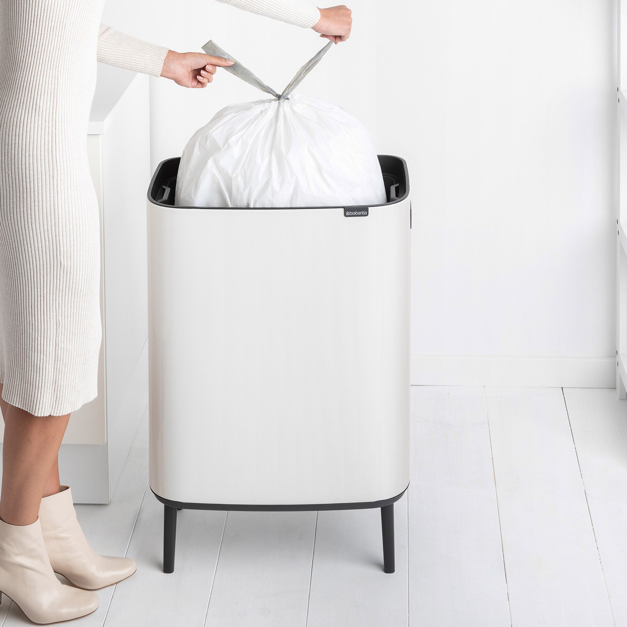 Brabantia BO Touch Bin Hi 60L White