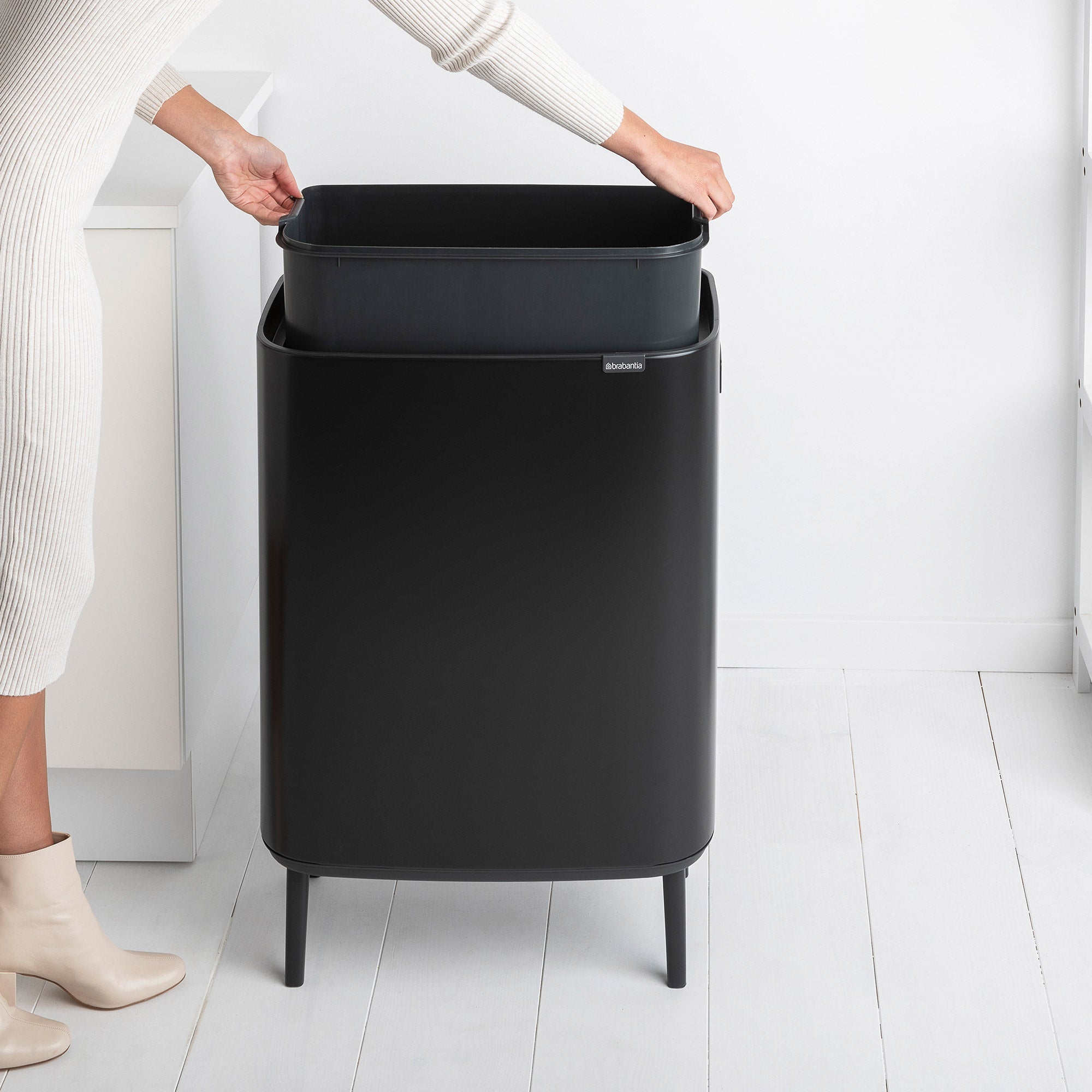 Brabantia BO Touch Bin Hi 60L Matt Black