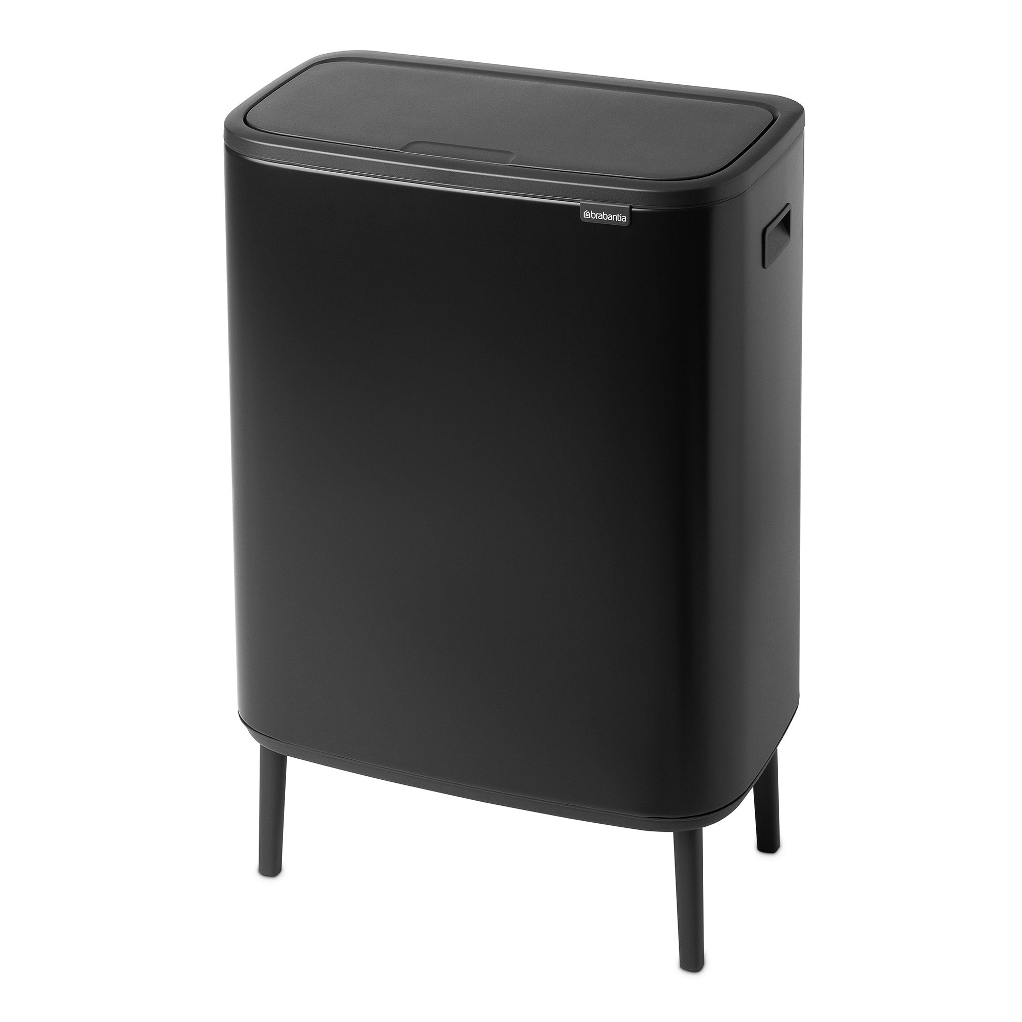 Brabantia BO Touch Bin Hi 2 x 30L Matt Black