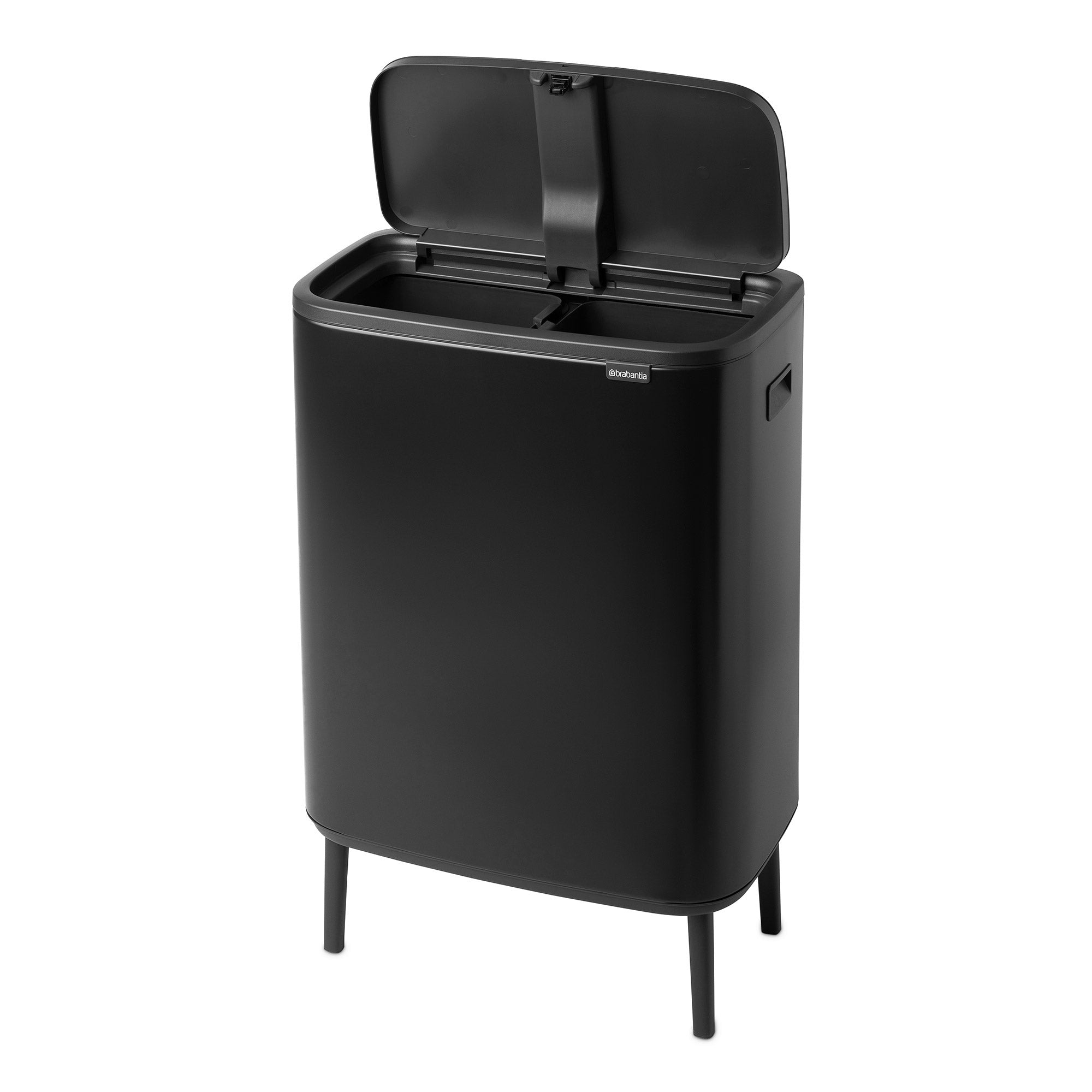Brabantia BO Touch Bin Hi 2 x 30L Matt Black