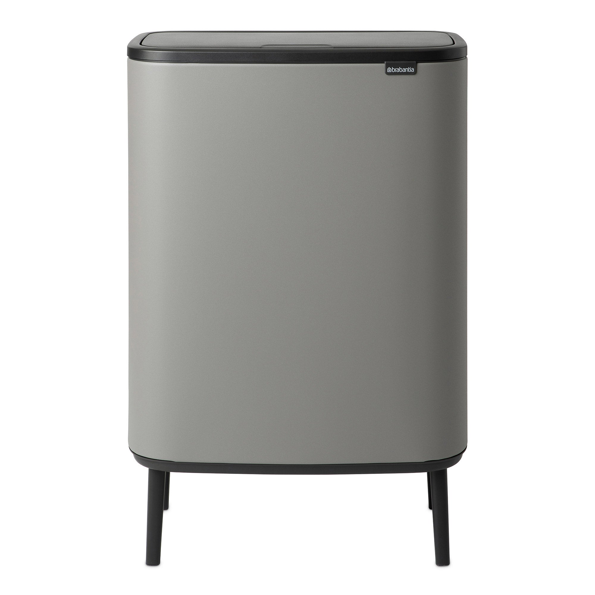 Brabantia BO Touch Bin Hi 2 x 30L Mineral Concrete Grey