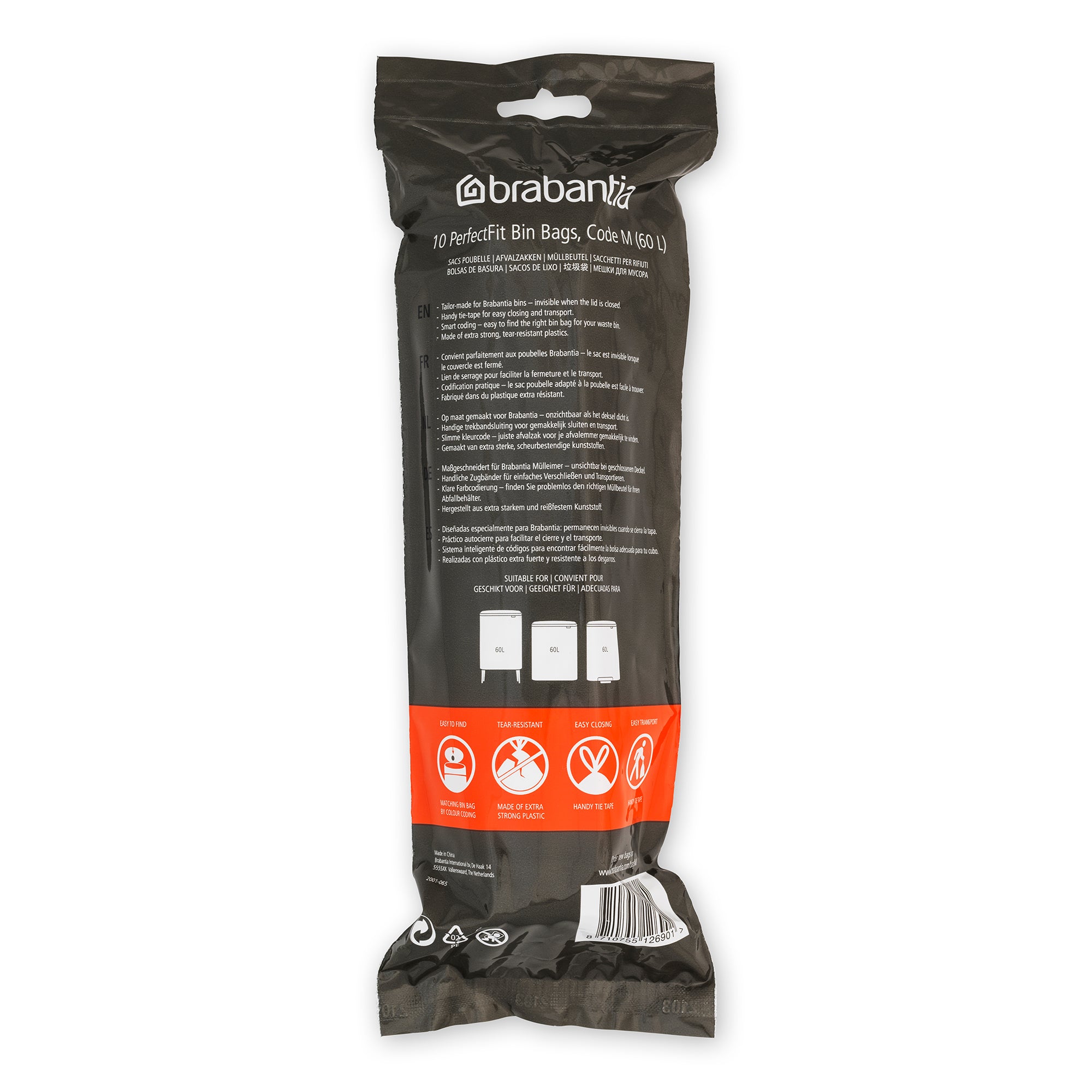 Brabantia PerfectFit Bags M 60L - 10 Bags/Roll
