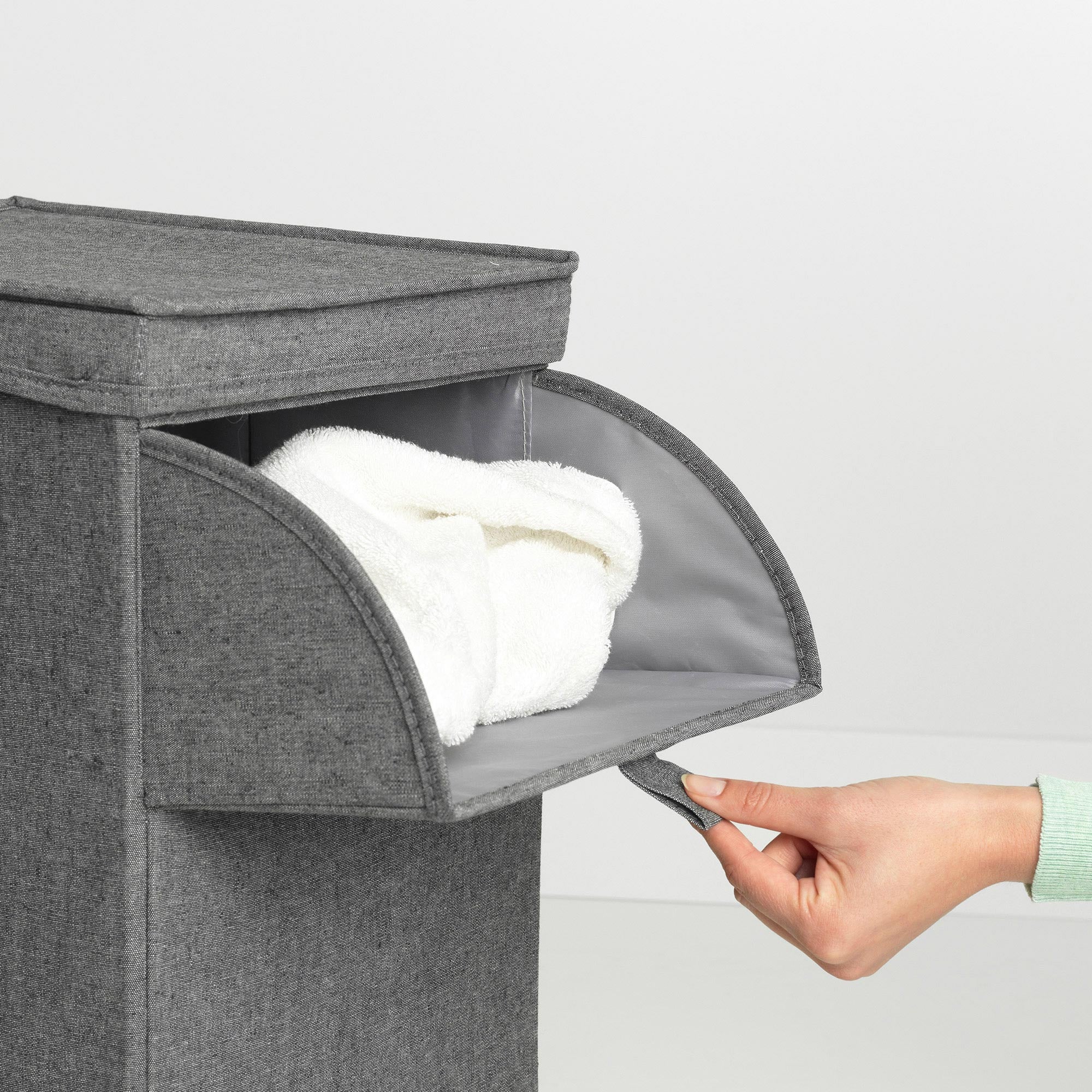 Brabantia Stackable Laundry Box 35L Pepper Black