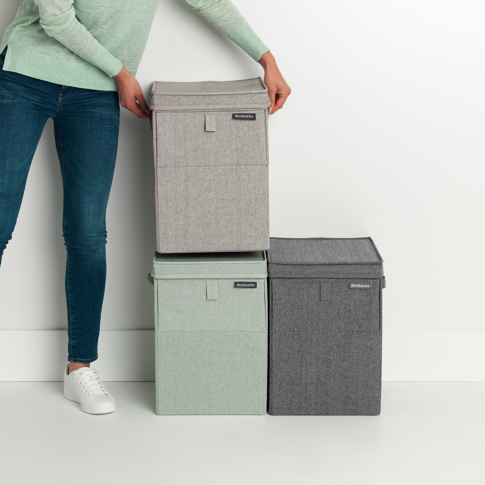 Brabantia Stackable Laundry Box 35L Grey