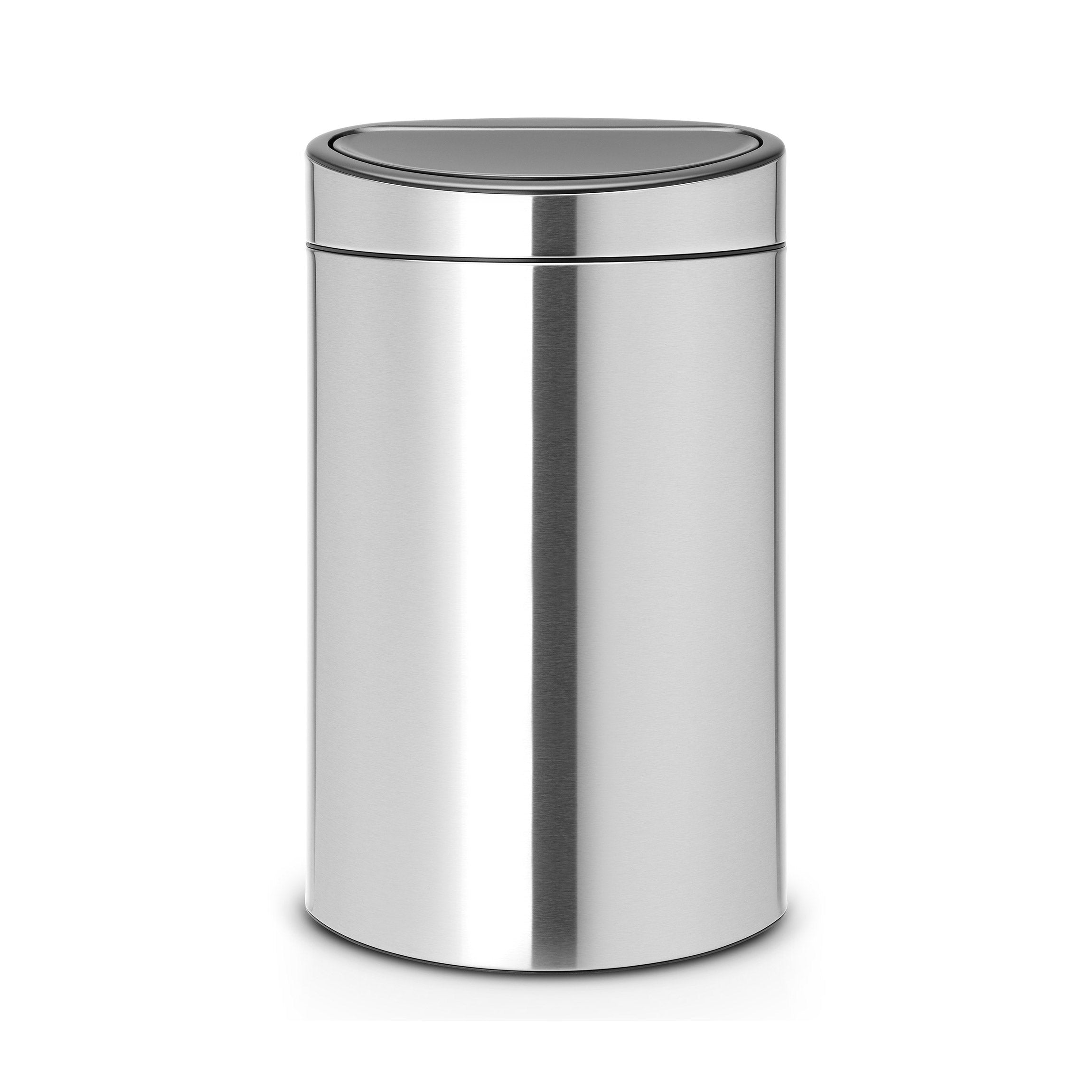 Brabantia Touch Bin New Twin Bin 10/23L FlatBack - FPP Matt Steel