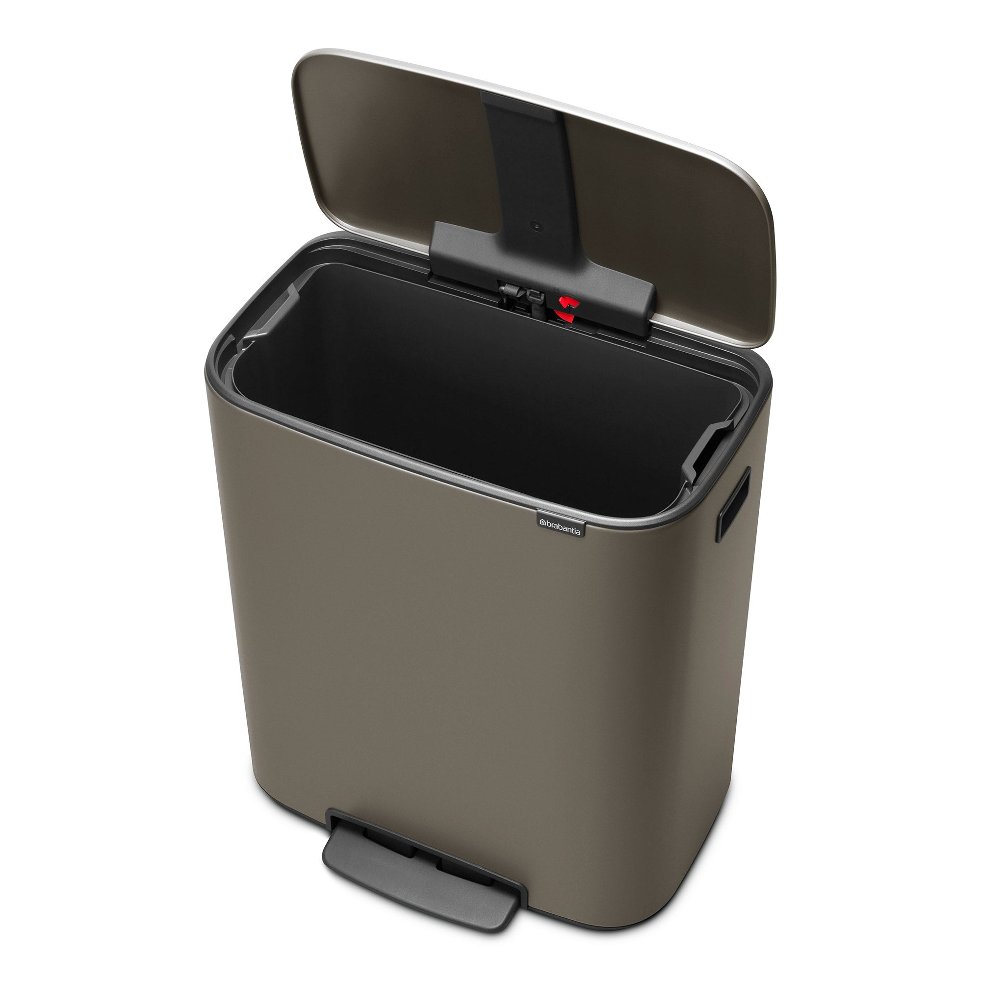 Brabantia BO Pedal Bin 60L Platinum