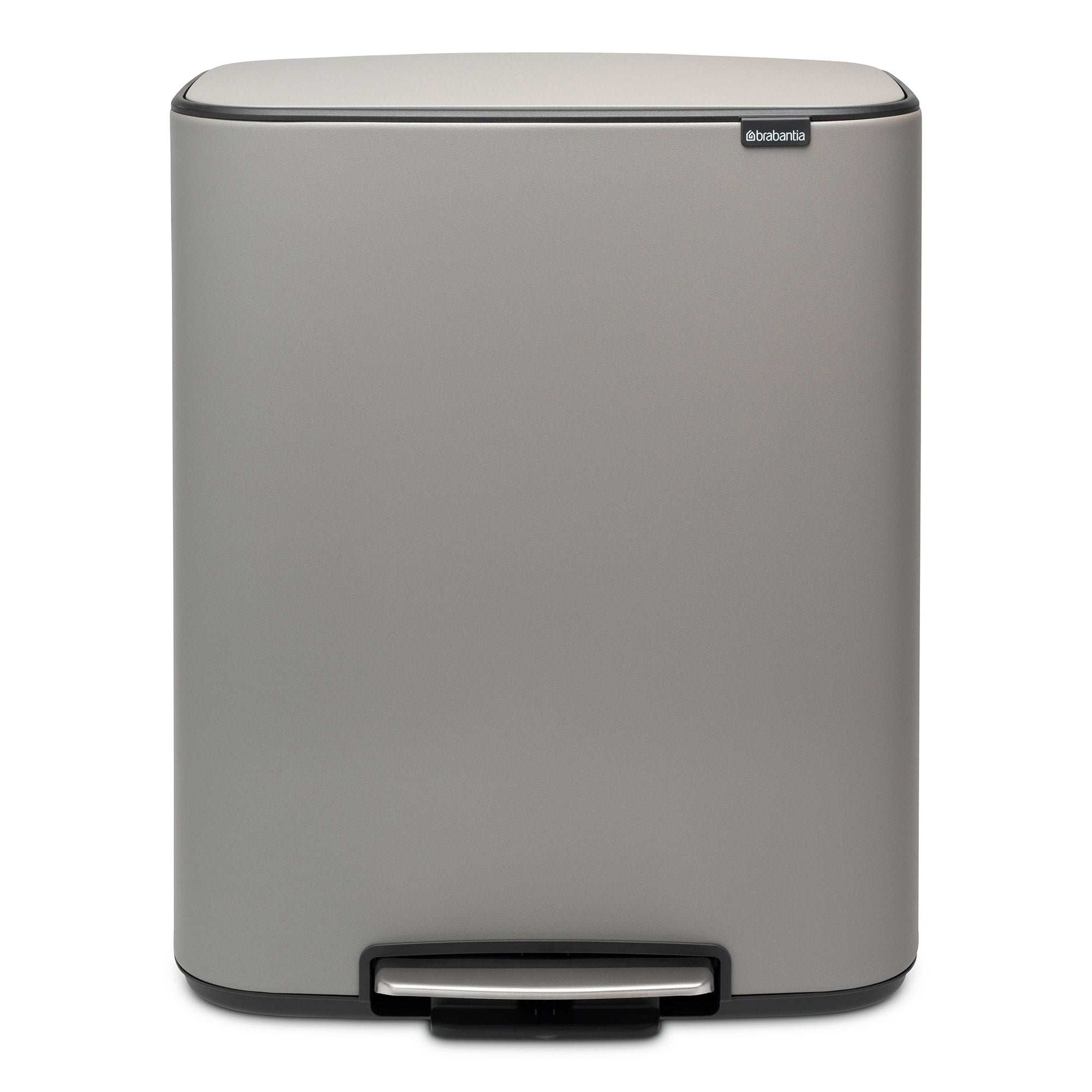 Brabantia BO Pedal Bin 60L Mineral Concrete Grey