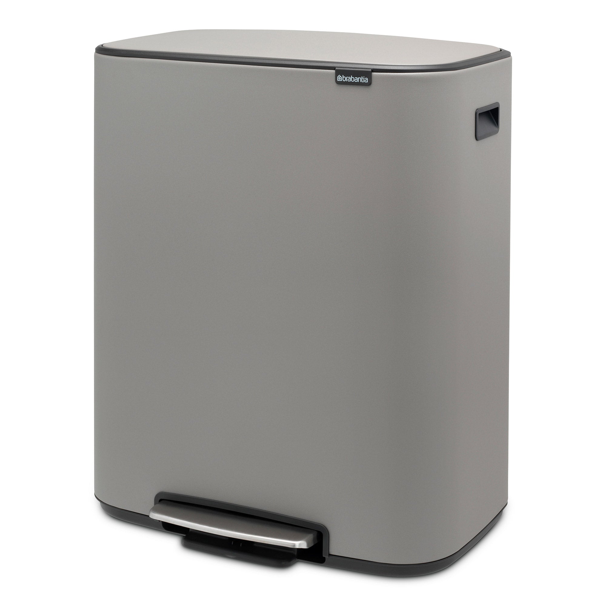 Brabantia BO Pedal Bin 60L Mineral Concrete Grey