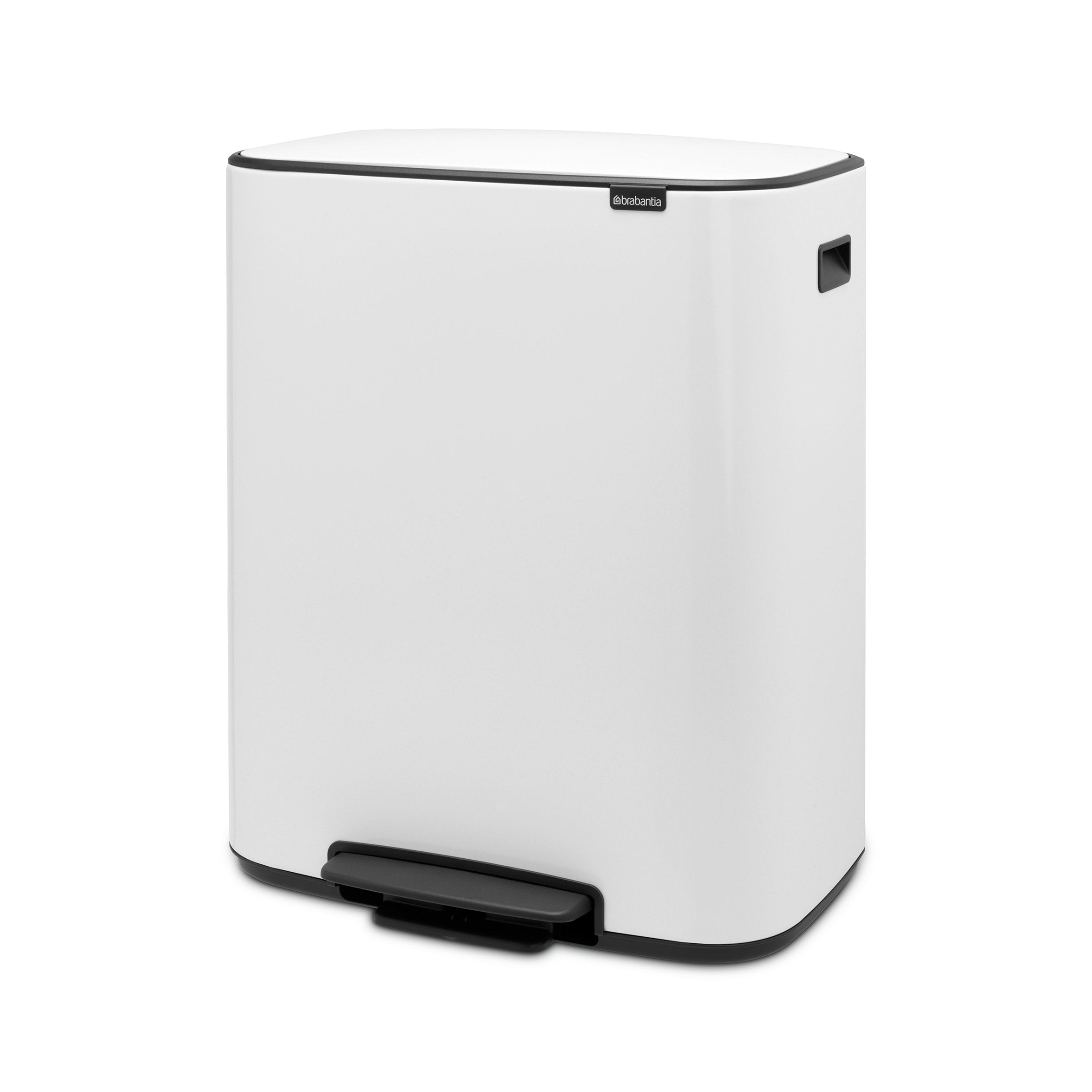 Brabantia BO Pedal Bin 2 x 30L White