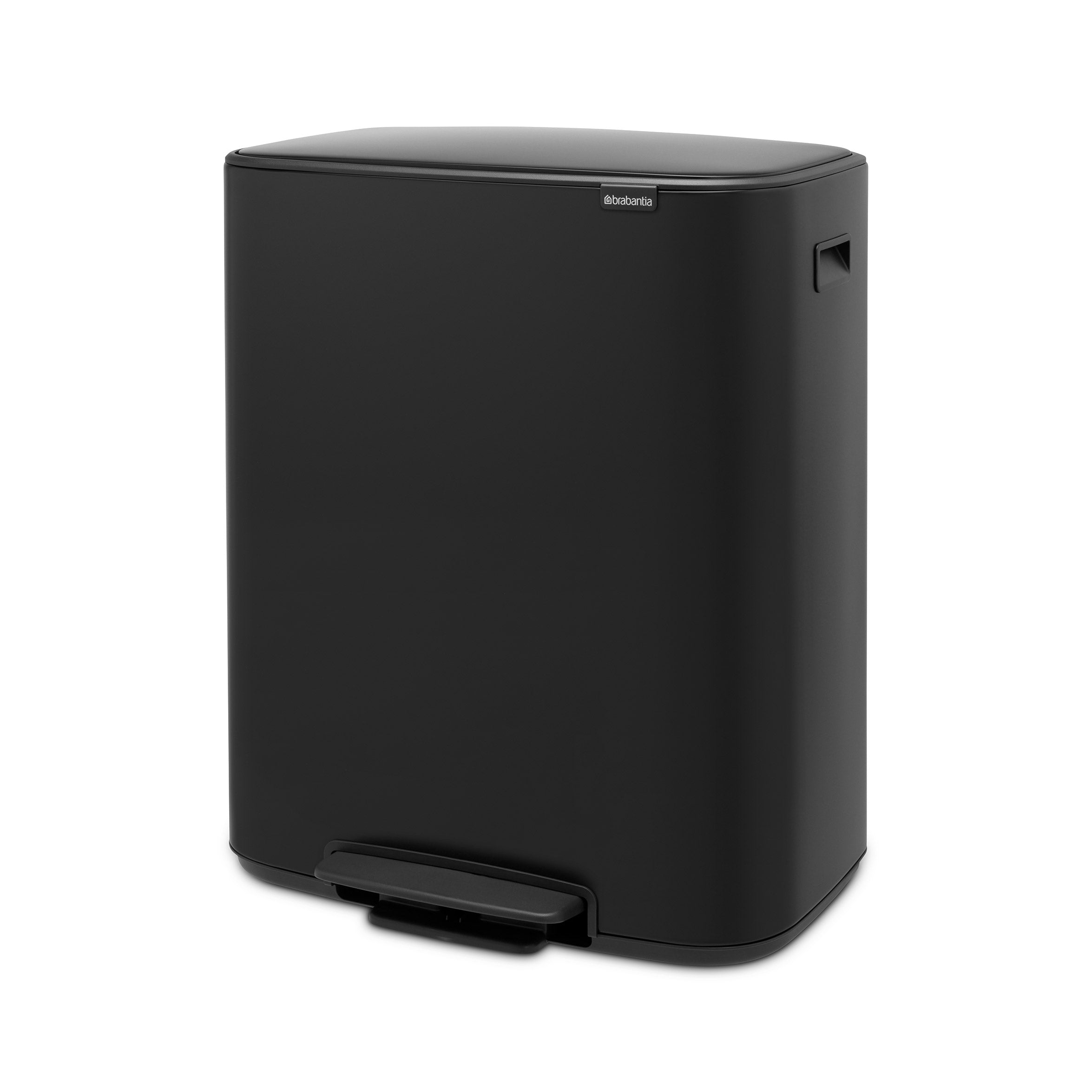 Brabantia BO Pedal Bin 2 x 30L Matt Black