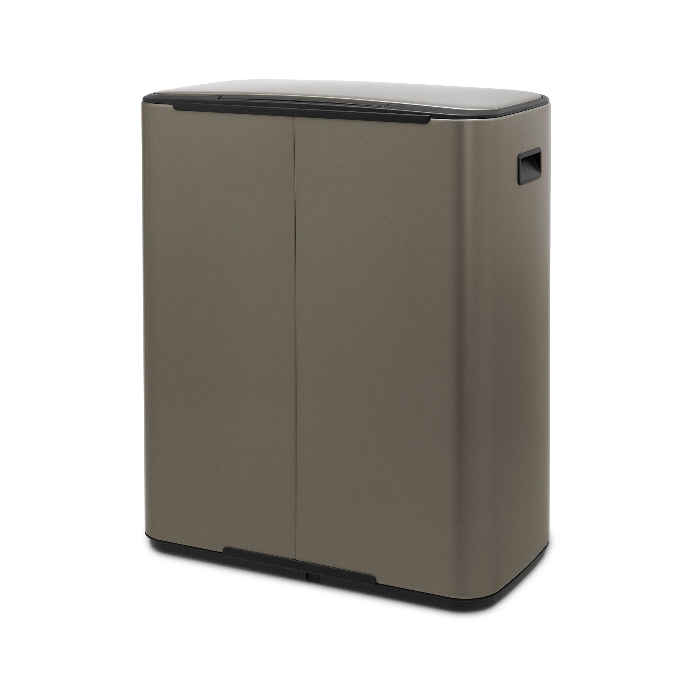 Brabantia BO Pedal Bin 2 x 30L Platinum