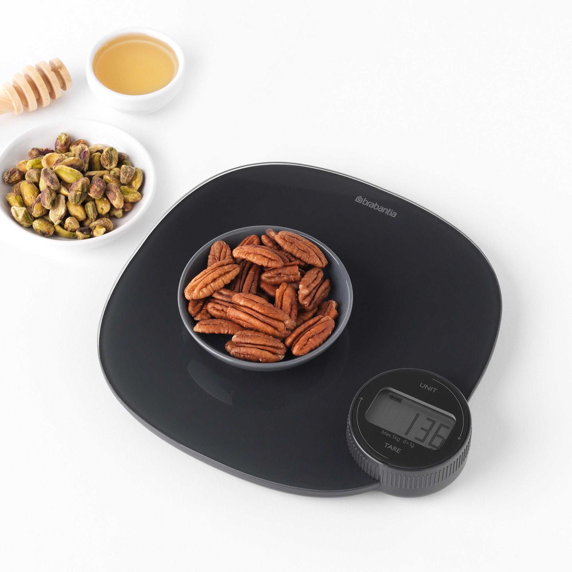 Brabantia Kitchen Scales+ Dark Grey