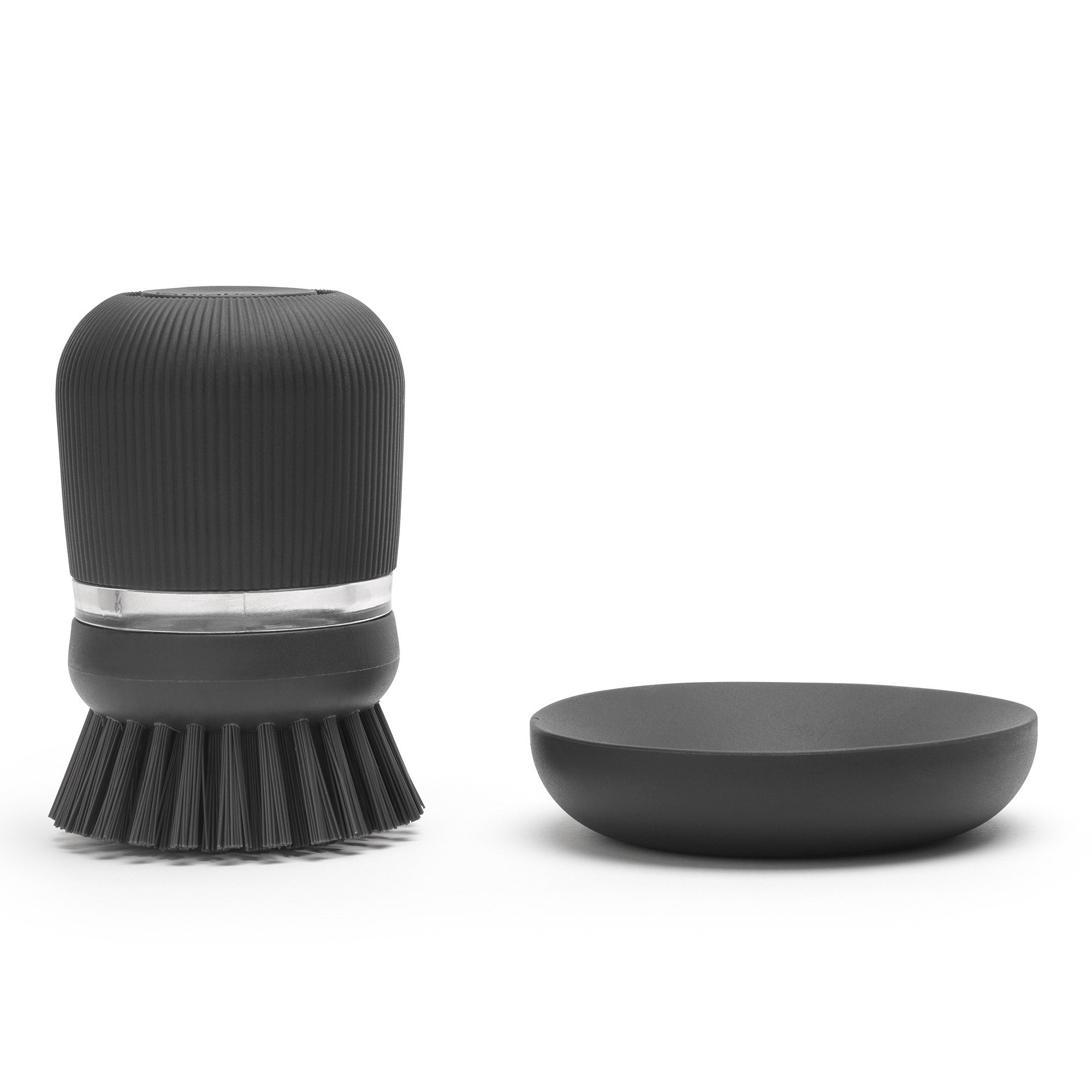 Brabantia Soap Dispensing Dish Brush Dark Grey