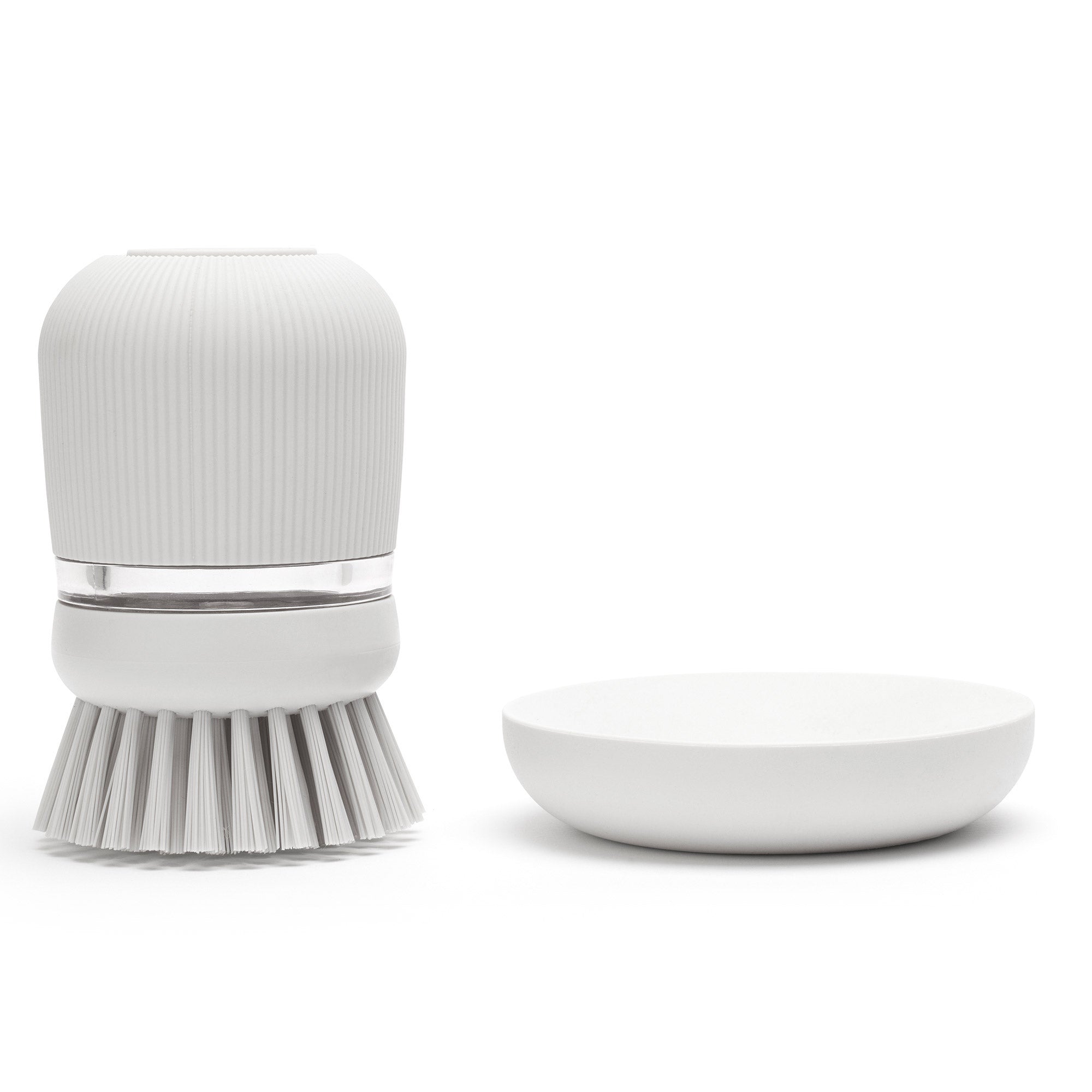 Brabantia Soap Dispensing Dish Brush Light Grey