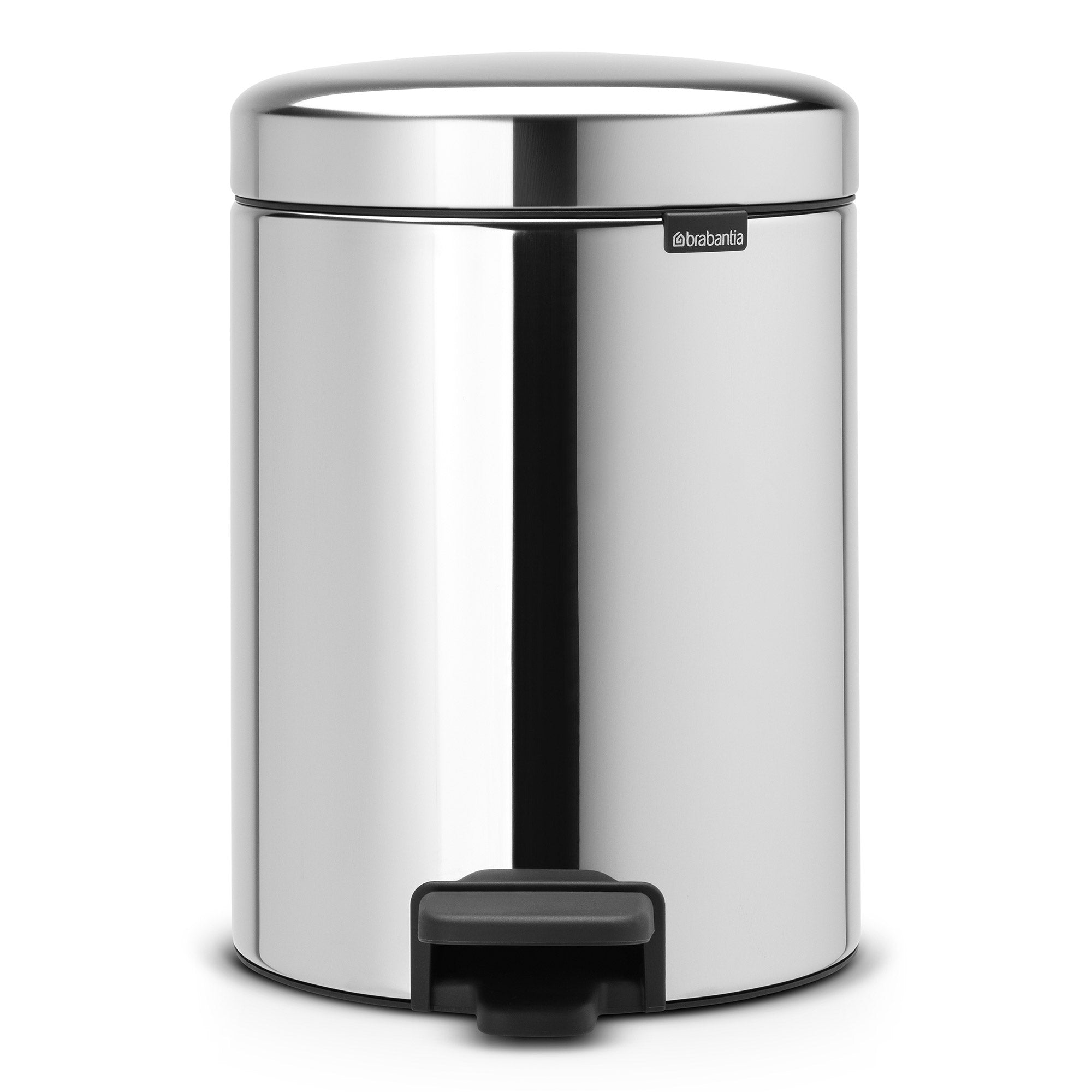 Brabantia newICON Pedal Bin, Recycle 2x2L Brilliant Steel