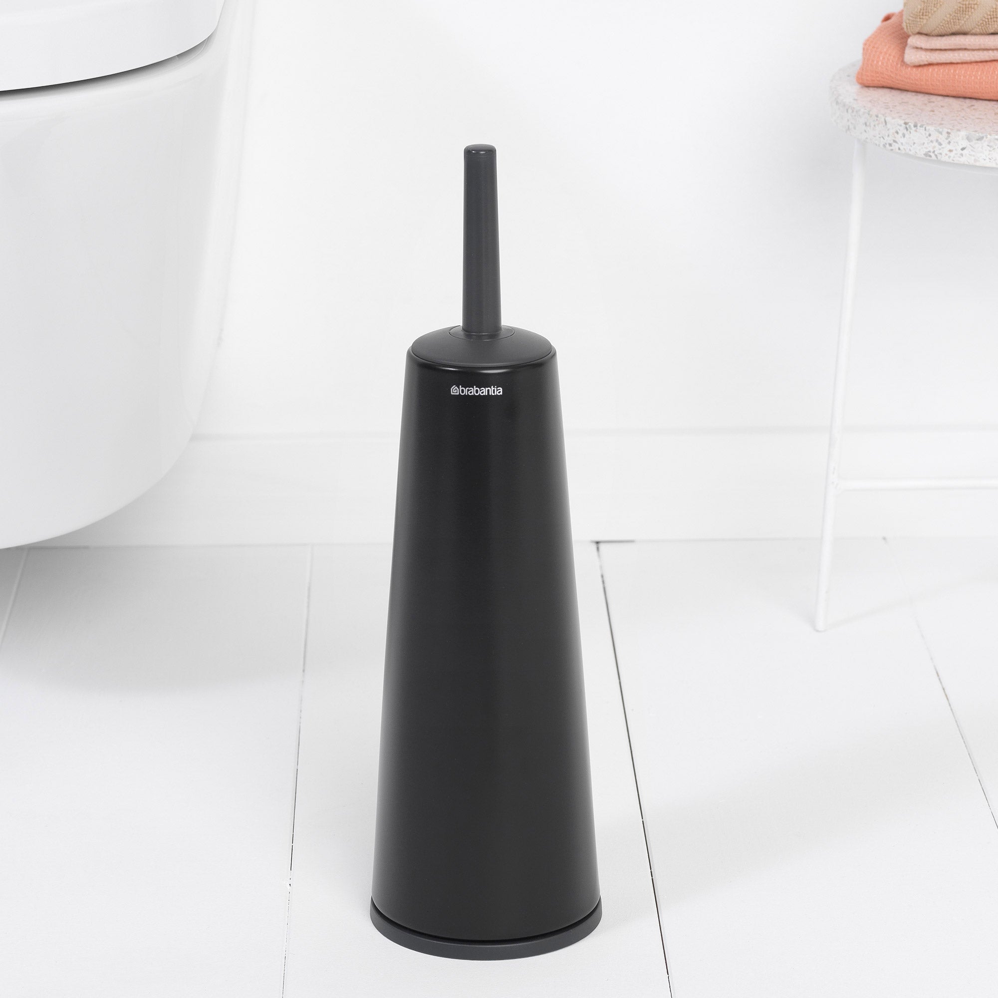 Brabantia Toilet Brush and Holder Matt Black