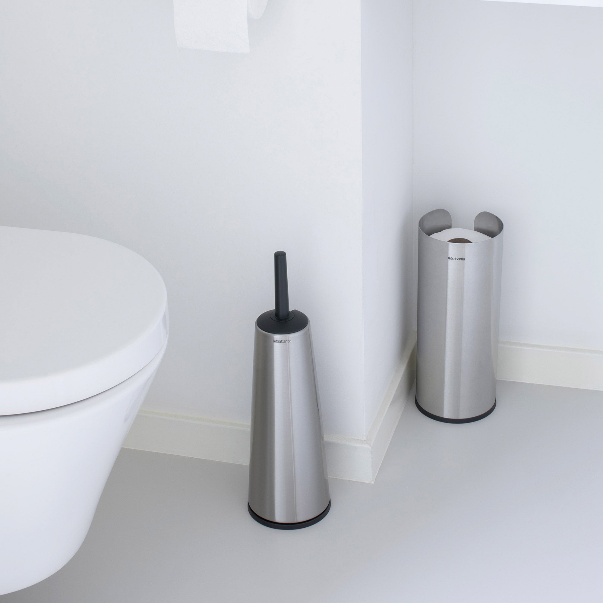 Brabantia Toilet Brush and Holder Matt Steel