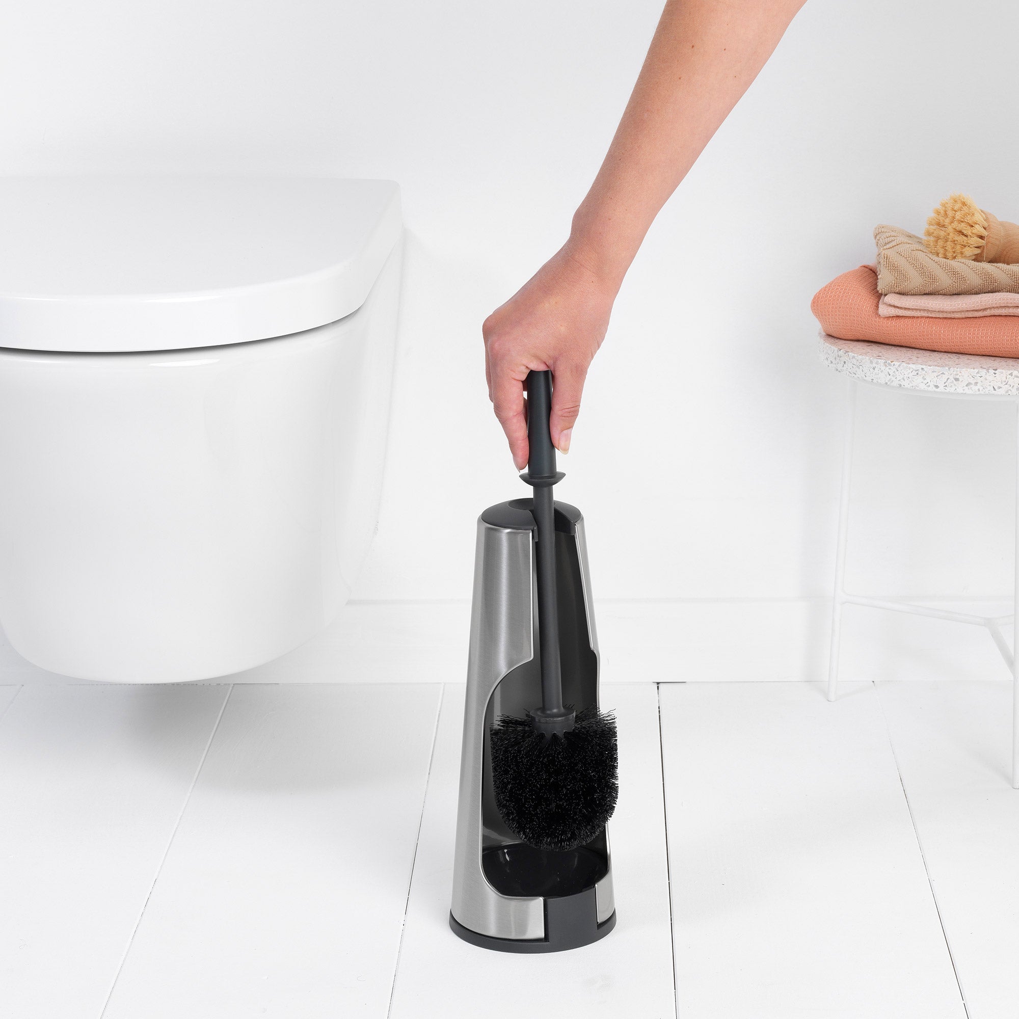 Brabantia Toilet Brush and Holder Matt Steel