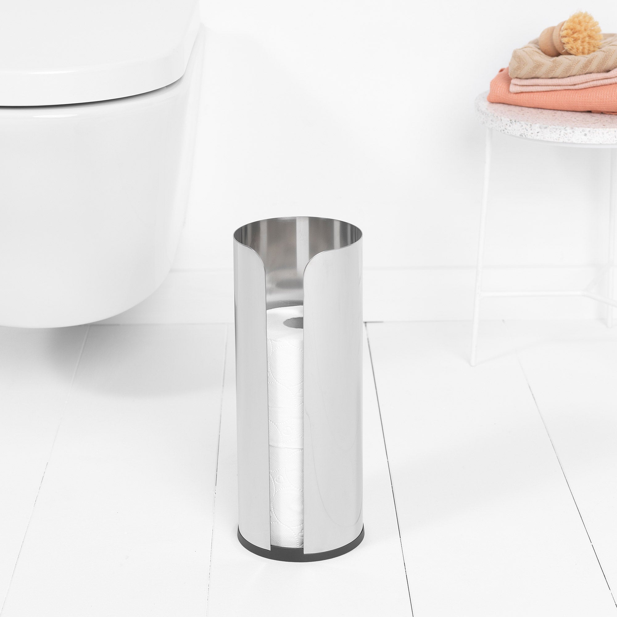 Brabantia Toilet Roll Dispenser Matt Steel