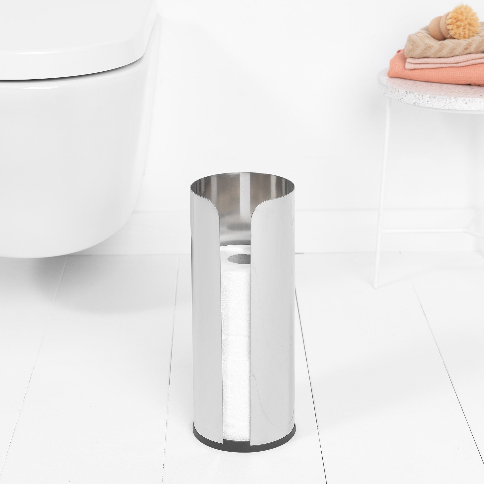 Brabantia Toilet Roll Dispenser Brilliant Steel