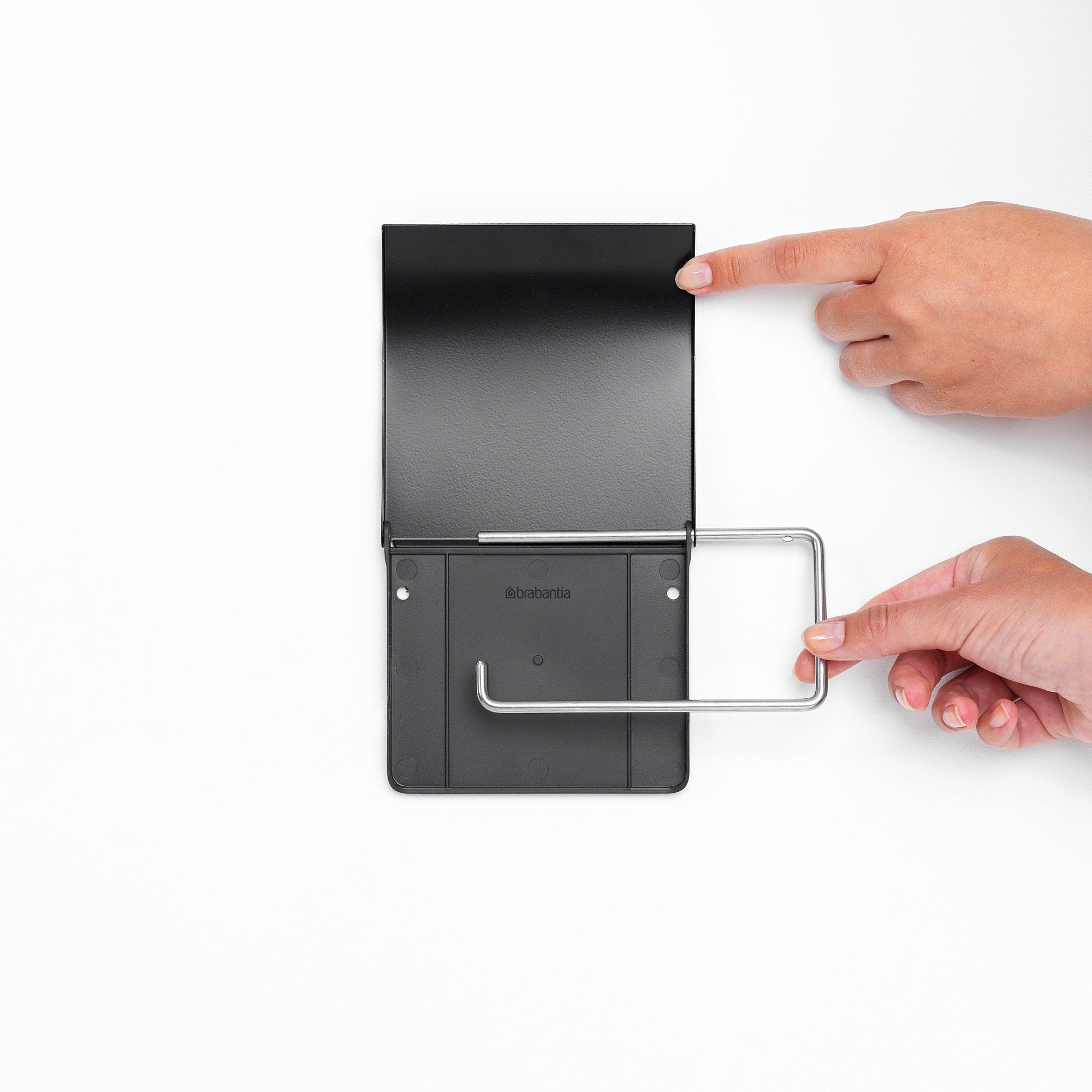 Brabantia Toilet Roll Holder Matt Black