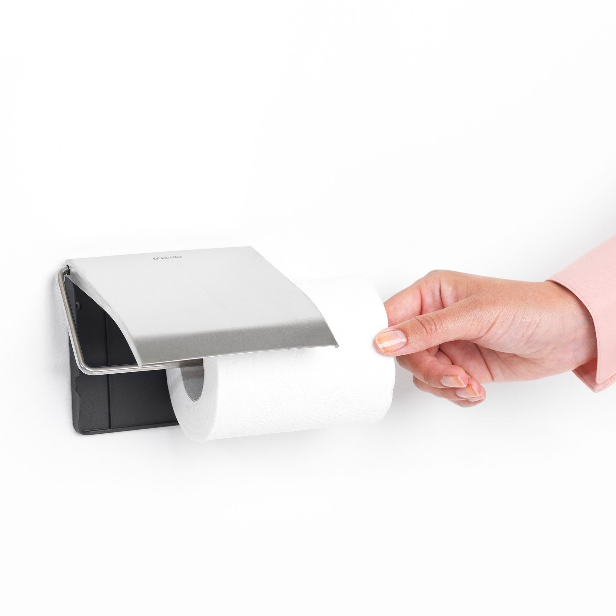 Brabantia Toilet Roll Holder Matt Steel