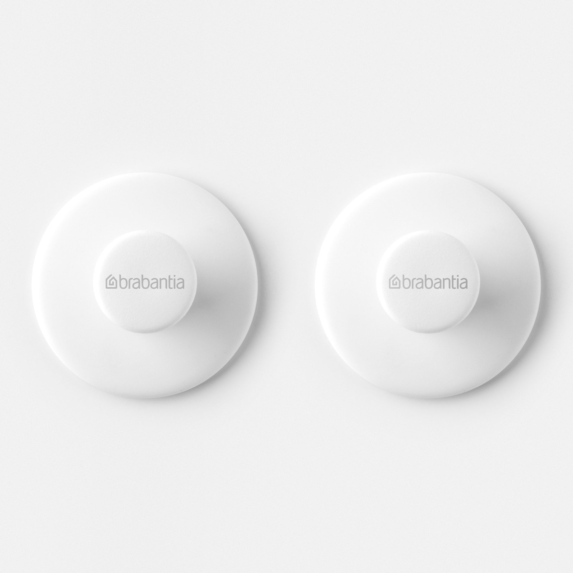 Brabantia Towel Hook, Set of 2 Pieces White