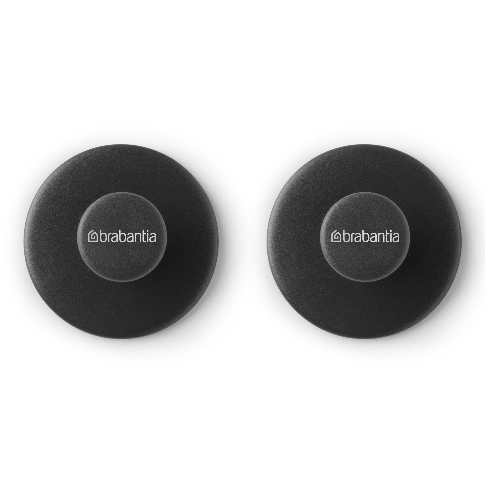 Brabantia Towel Hook, Set of 2 Pieces Dark Gey