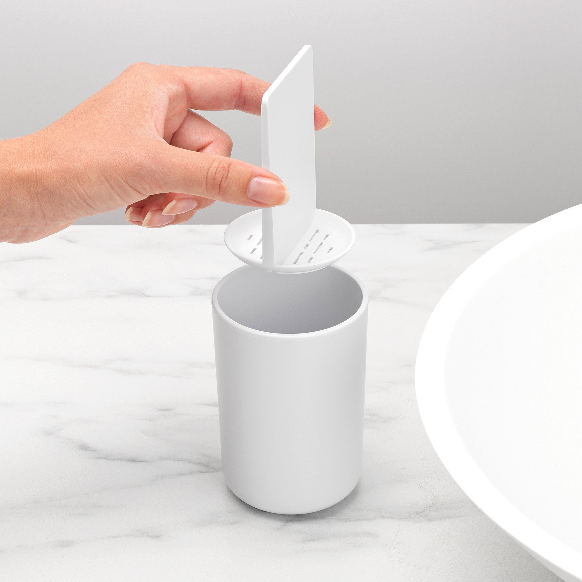 Brabantia Toothbrush Holder White