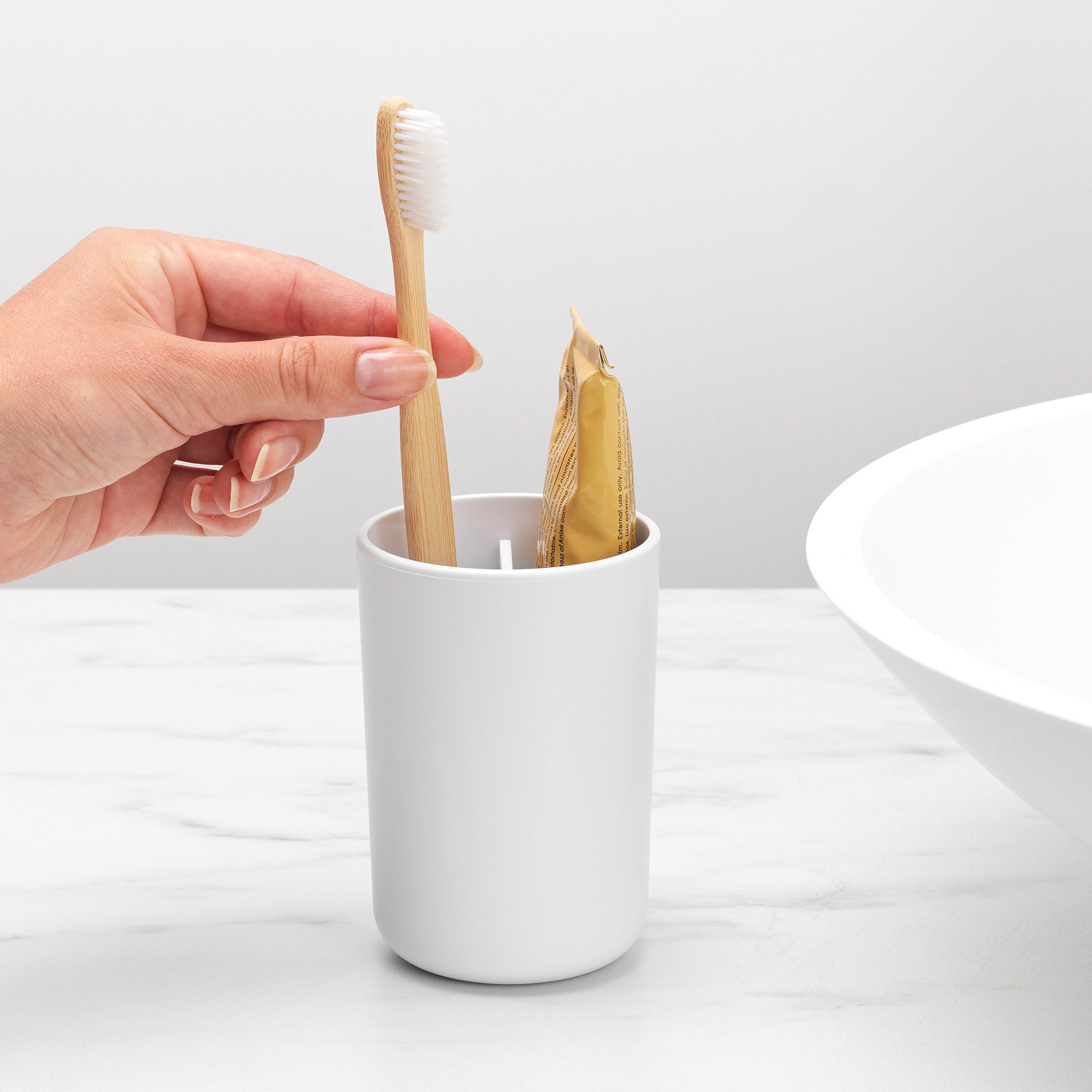 Brabantia Toothbrush Holder White