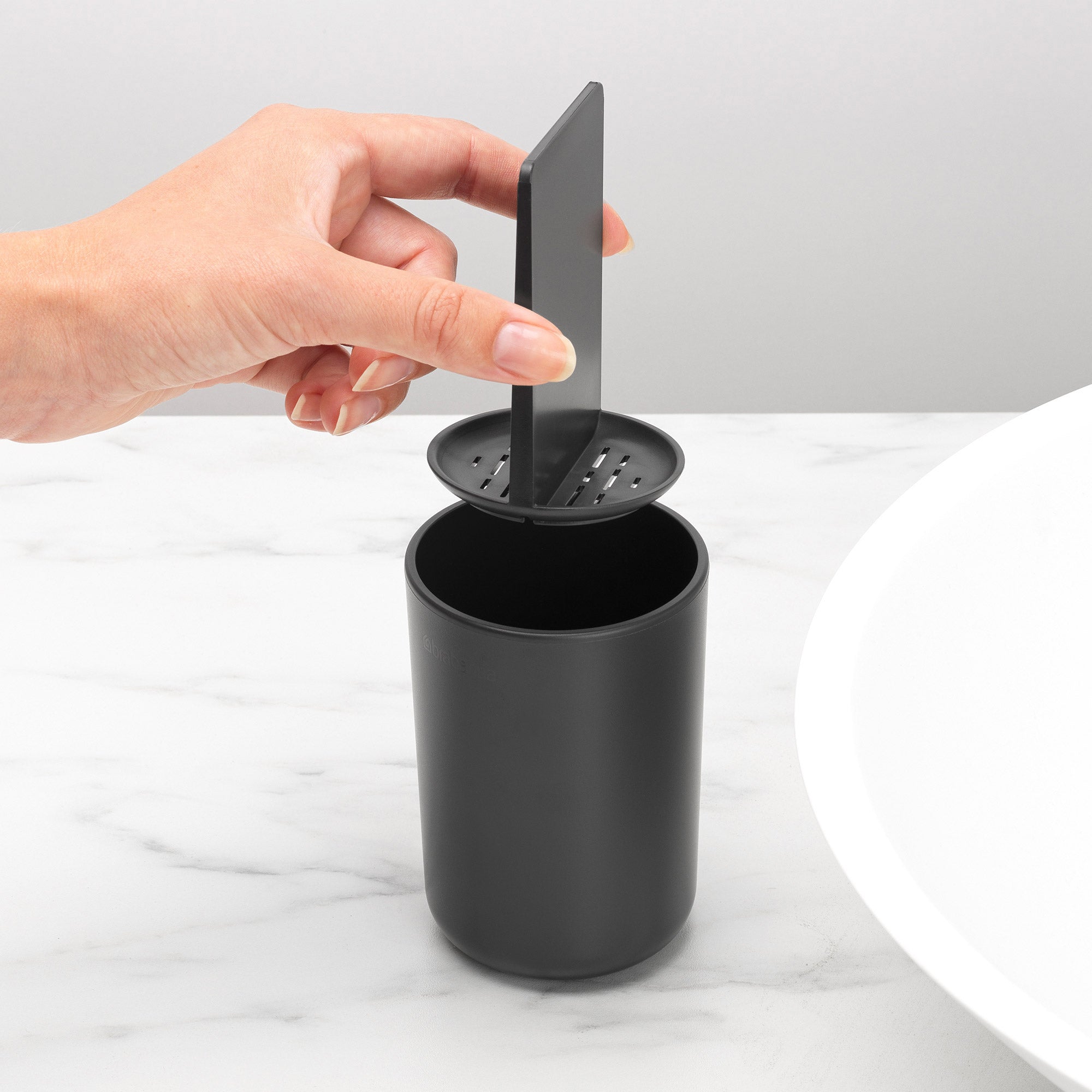 Brabantia Toothbrush Holder Dark Grey