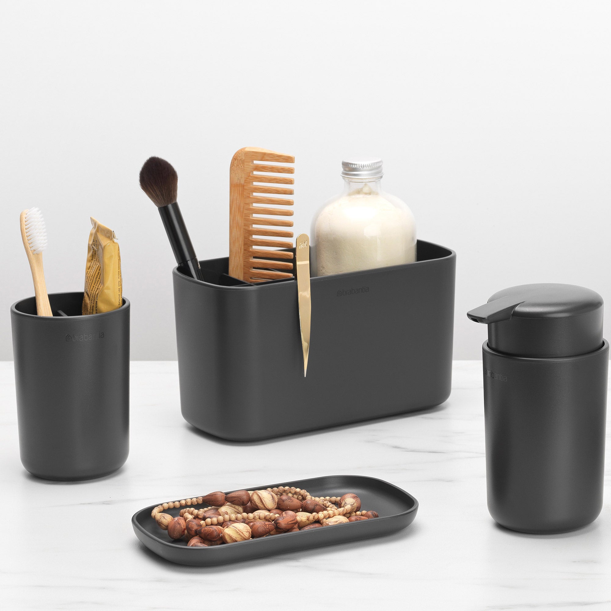 Brabantia Toothbrush Holder Dark Grey