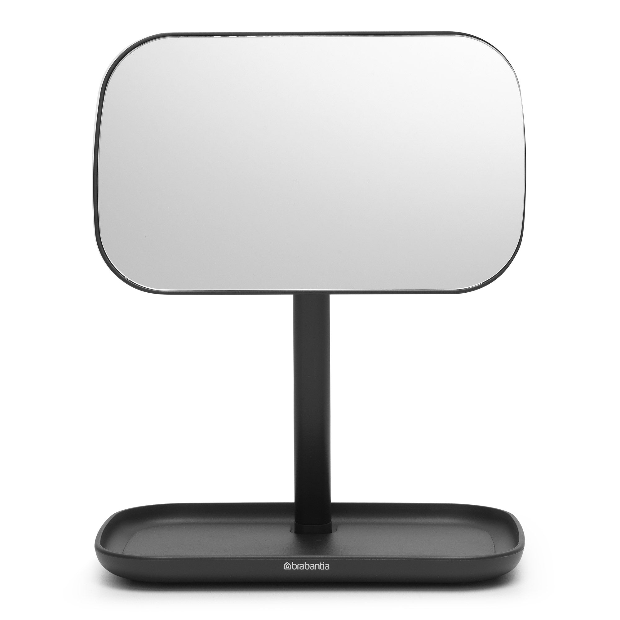 Brabantia Mirror with Storage Tray Dark Grey