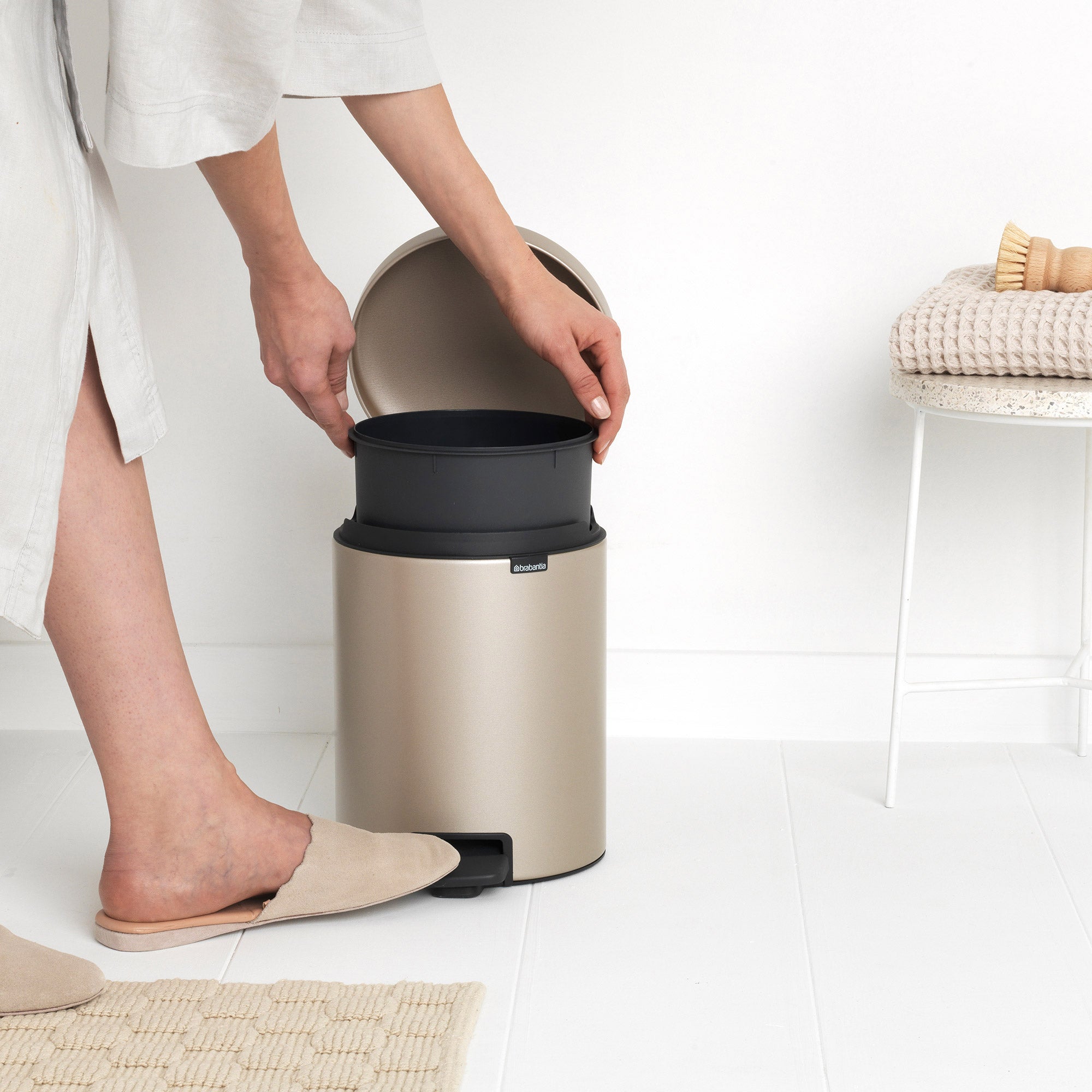 Brabantia Pedal Bin newICON 5L Metallic Gold