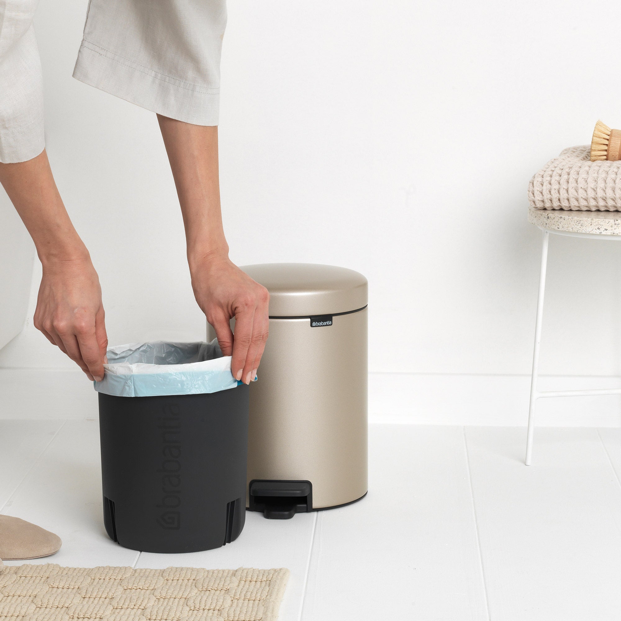 Brabantia Pedal Bin newICON 5L Metallic Gold