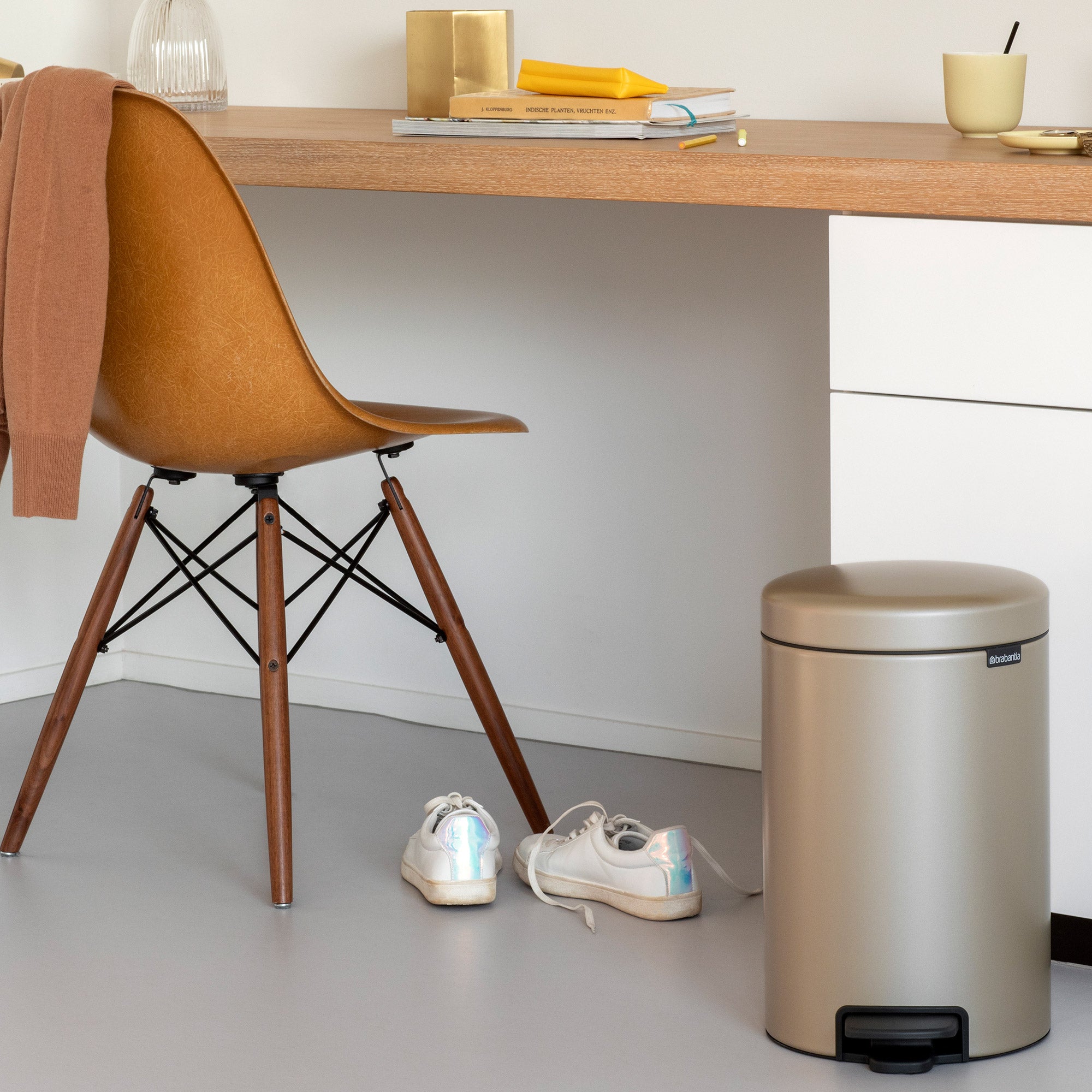 Brabantia Pedal Bin newICON 12L Metallic Gold
