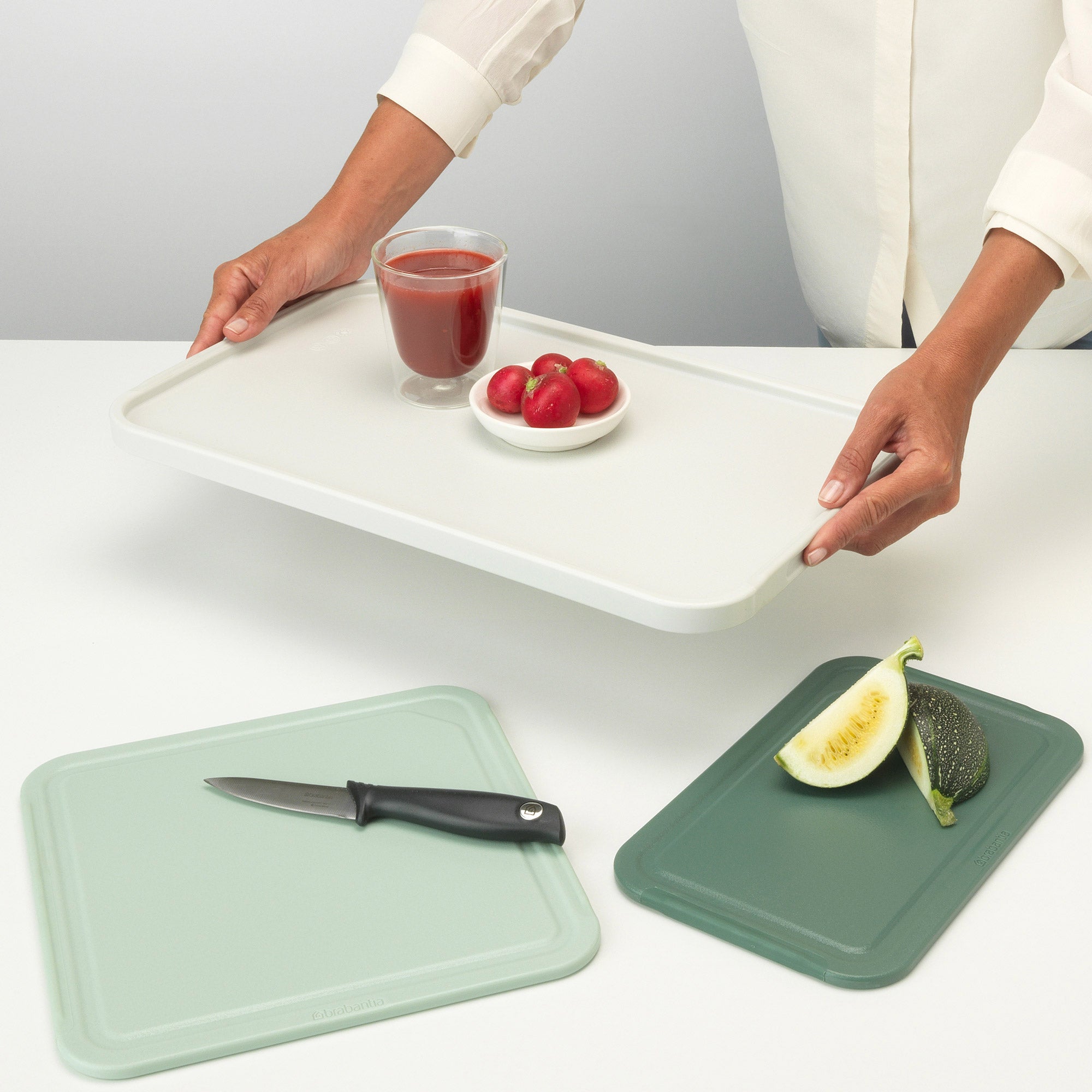 Brabantia Chopping Board Set with 3 Chopping Boards