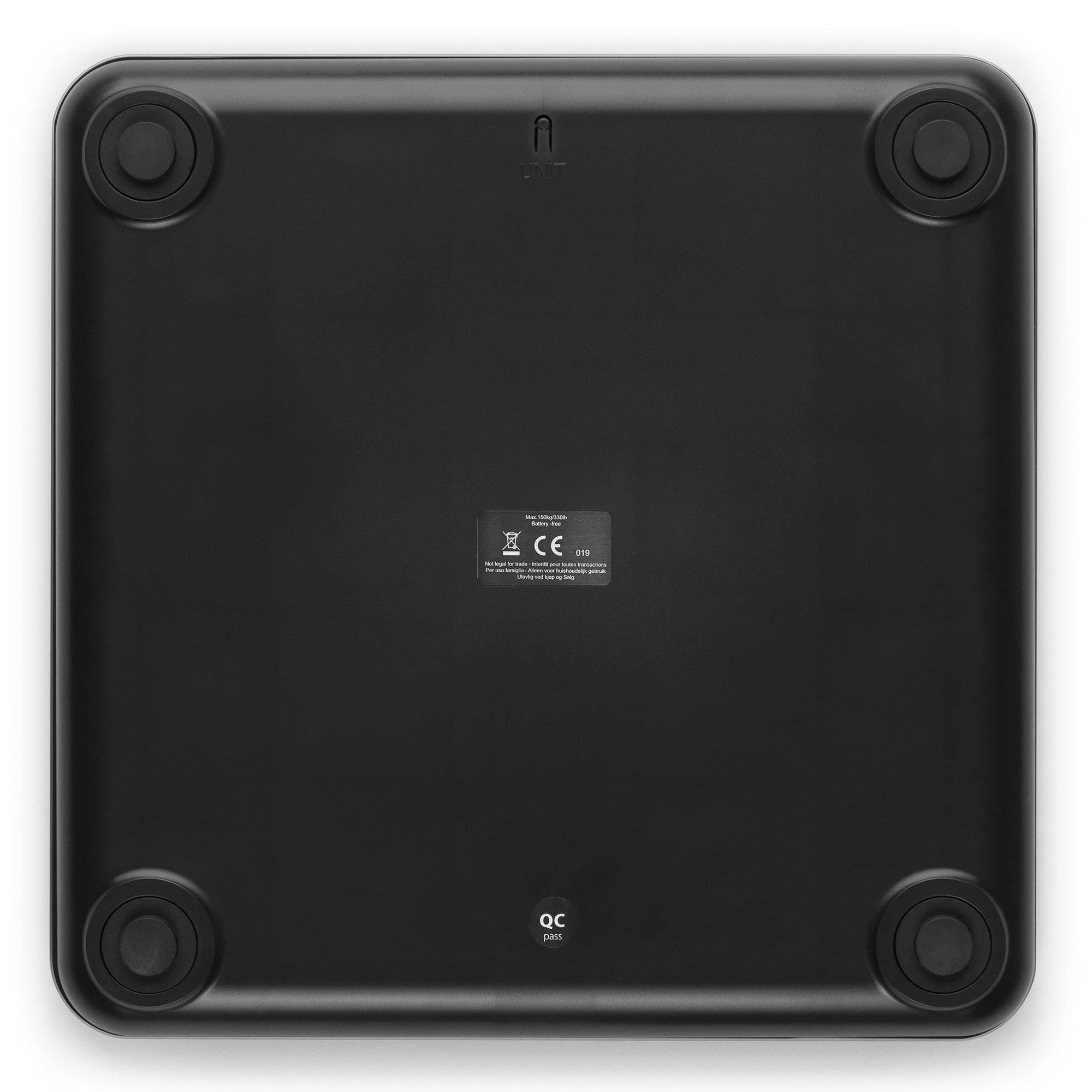 Brabantia Battery-Free Bathroom Scale Dark Grey