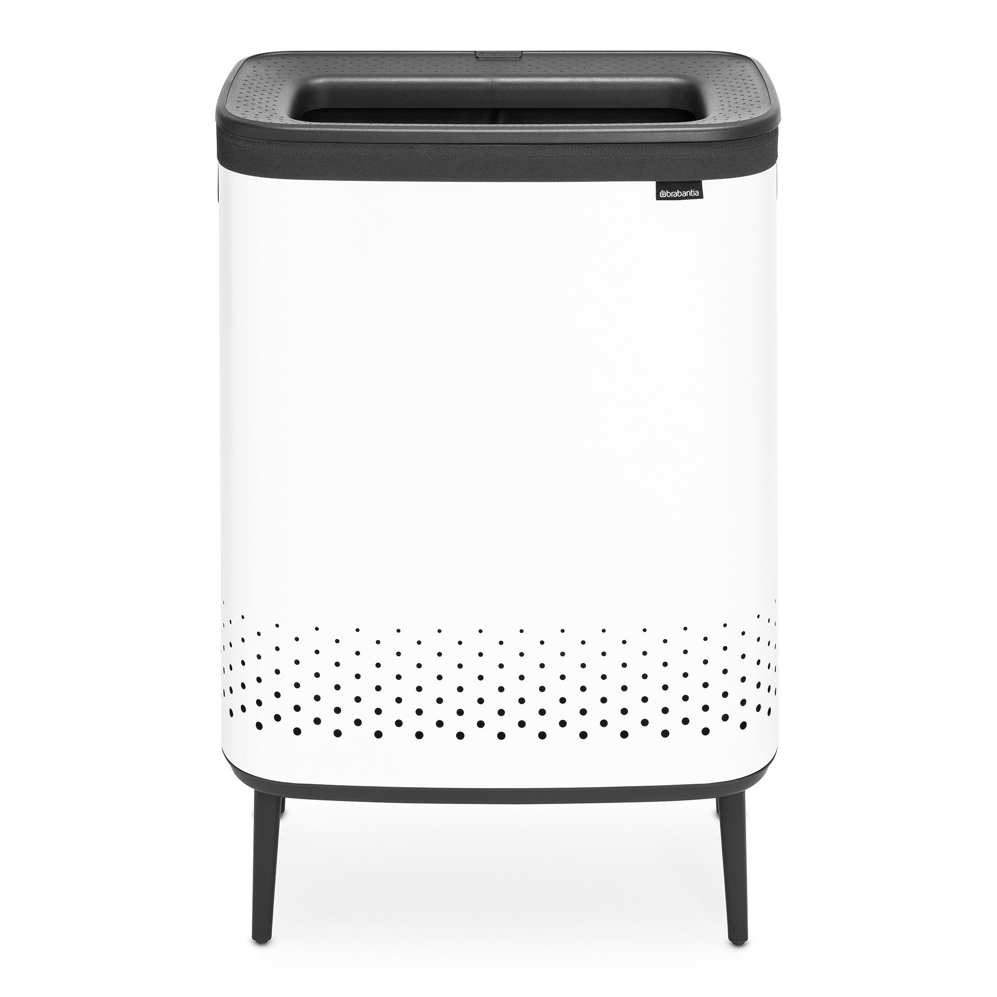 Brabantia BO Laundry Bin Hi 2 x 45L White